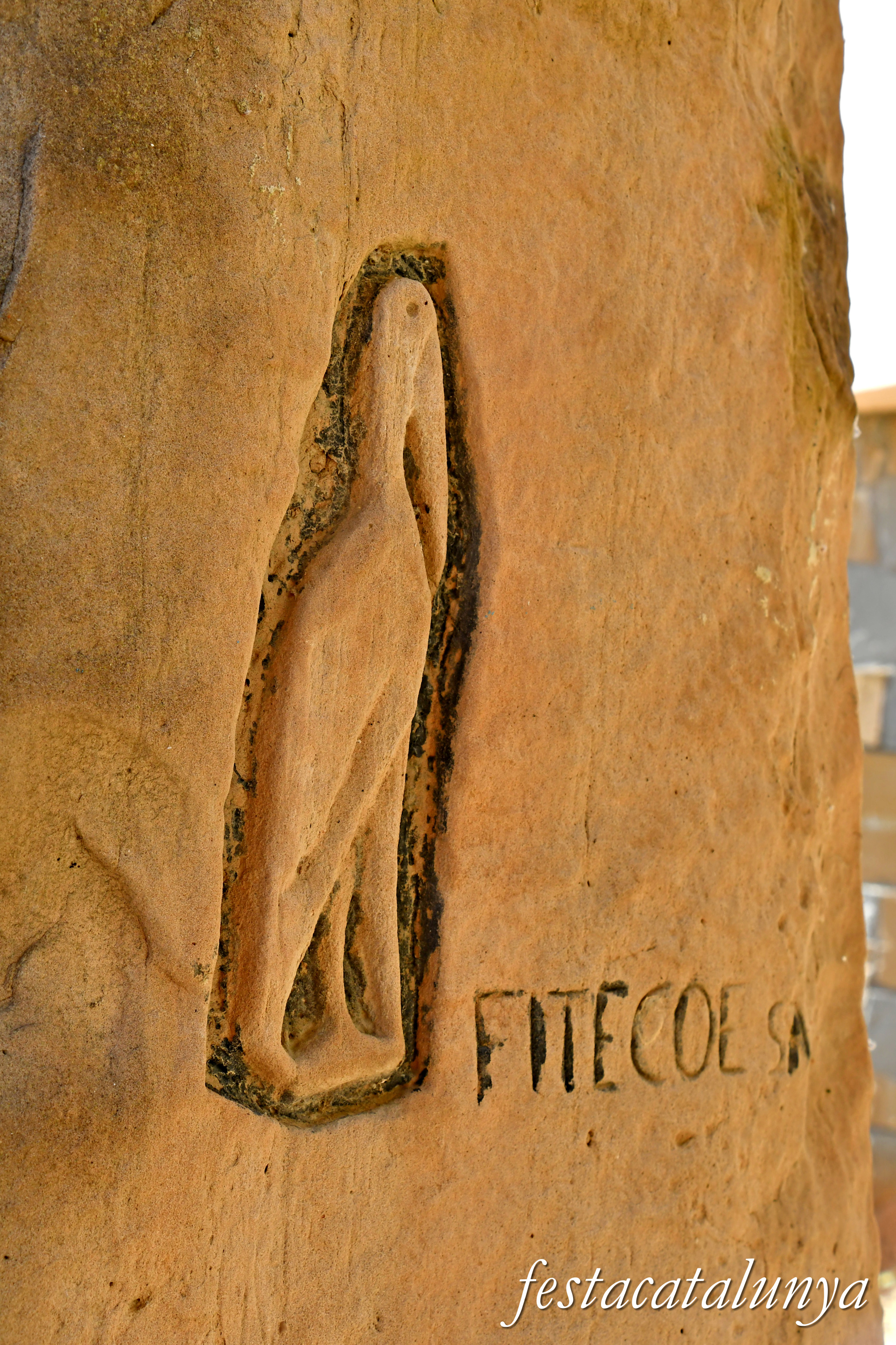 Monistrol de Calders - Escultura Monòlit (Símbols) de Charles Henry Collet Colomb 