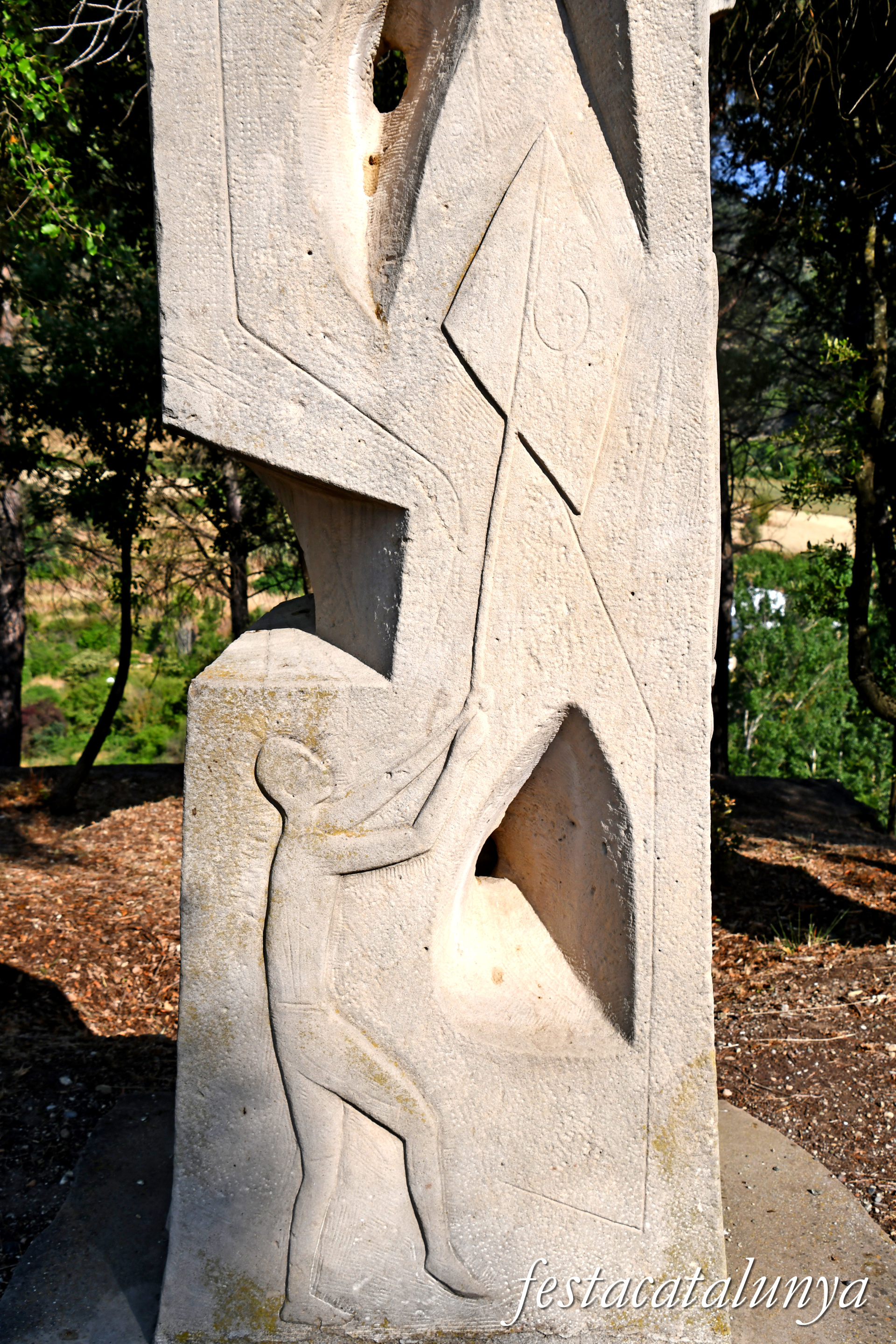 Monistrol de Calders - Escultura Música i vent de Charles Henry Collet Colomb 