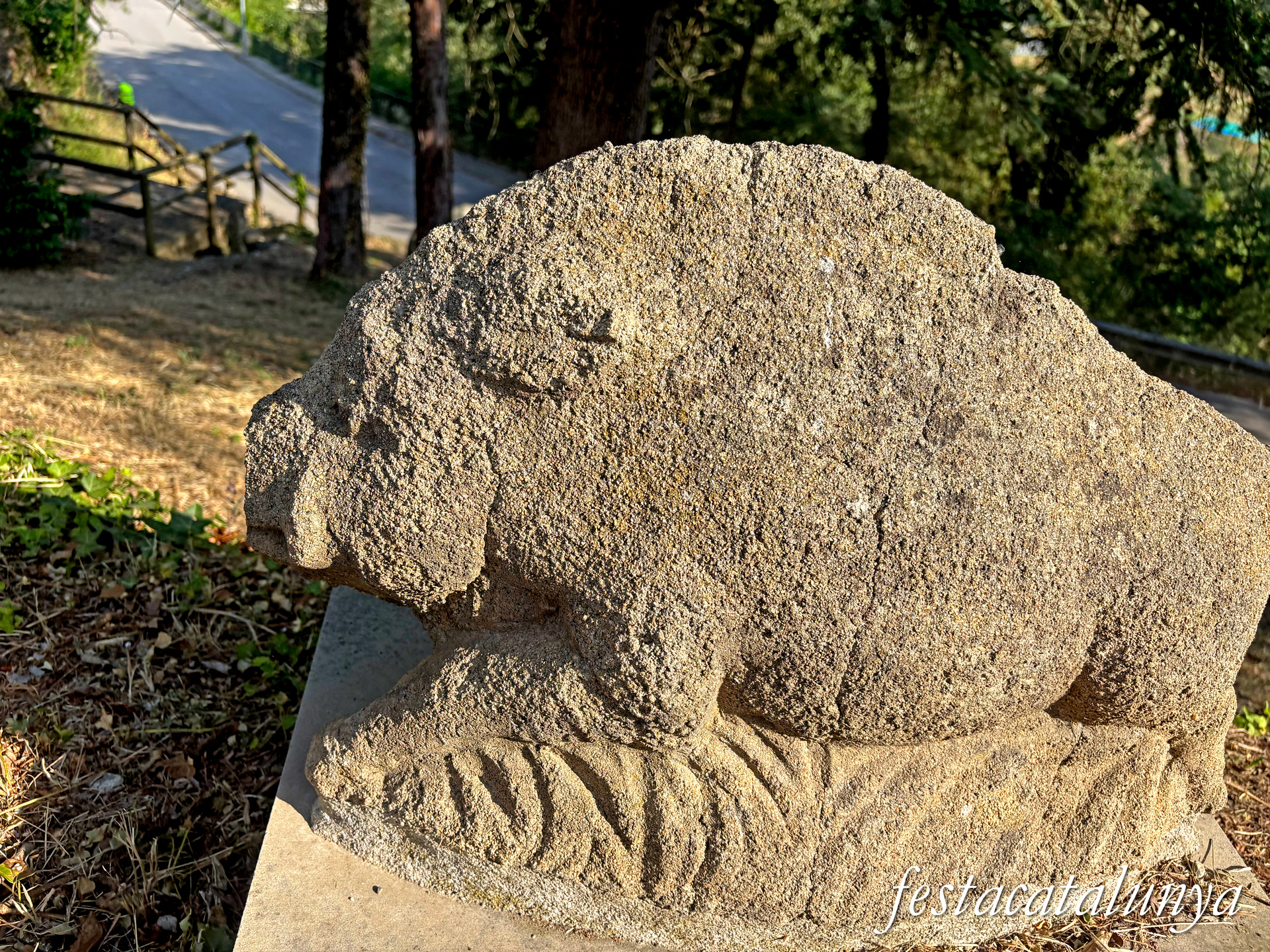 Monistrol de Calders - Escultura Porc Senglar de Josep Sobrado Balboa 