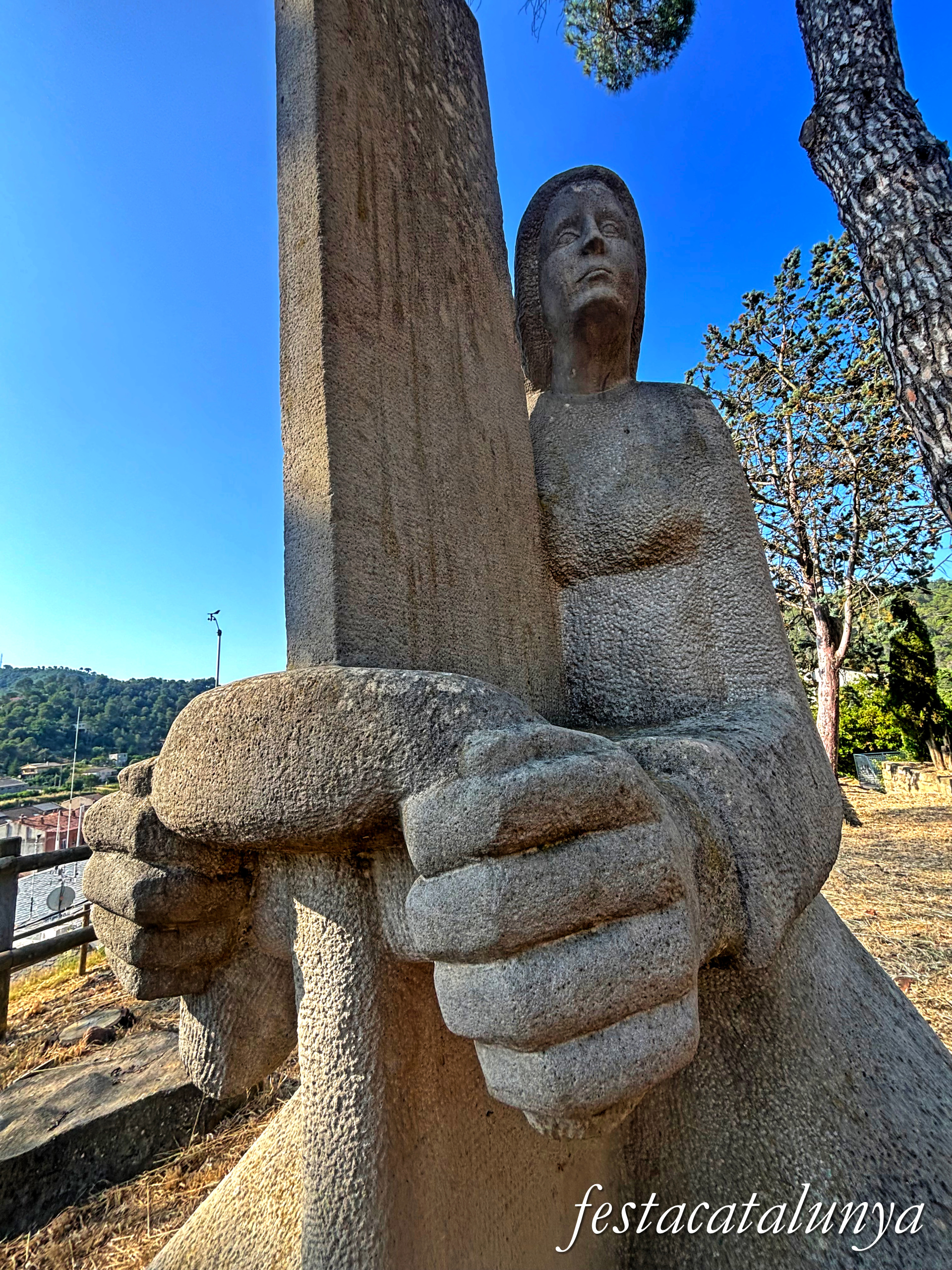 Monistrol de Calders - Escultura Toscadeiro de Josep Sobrado Balboa