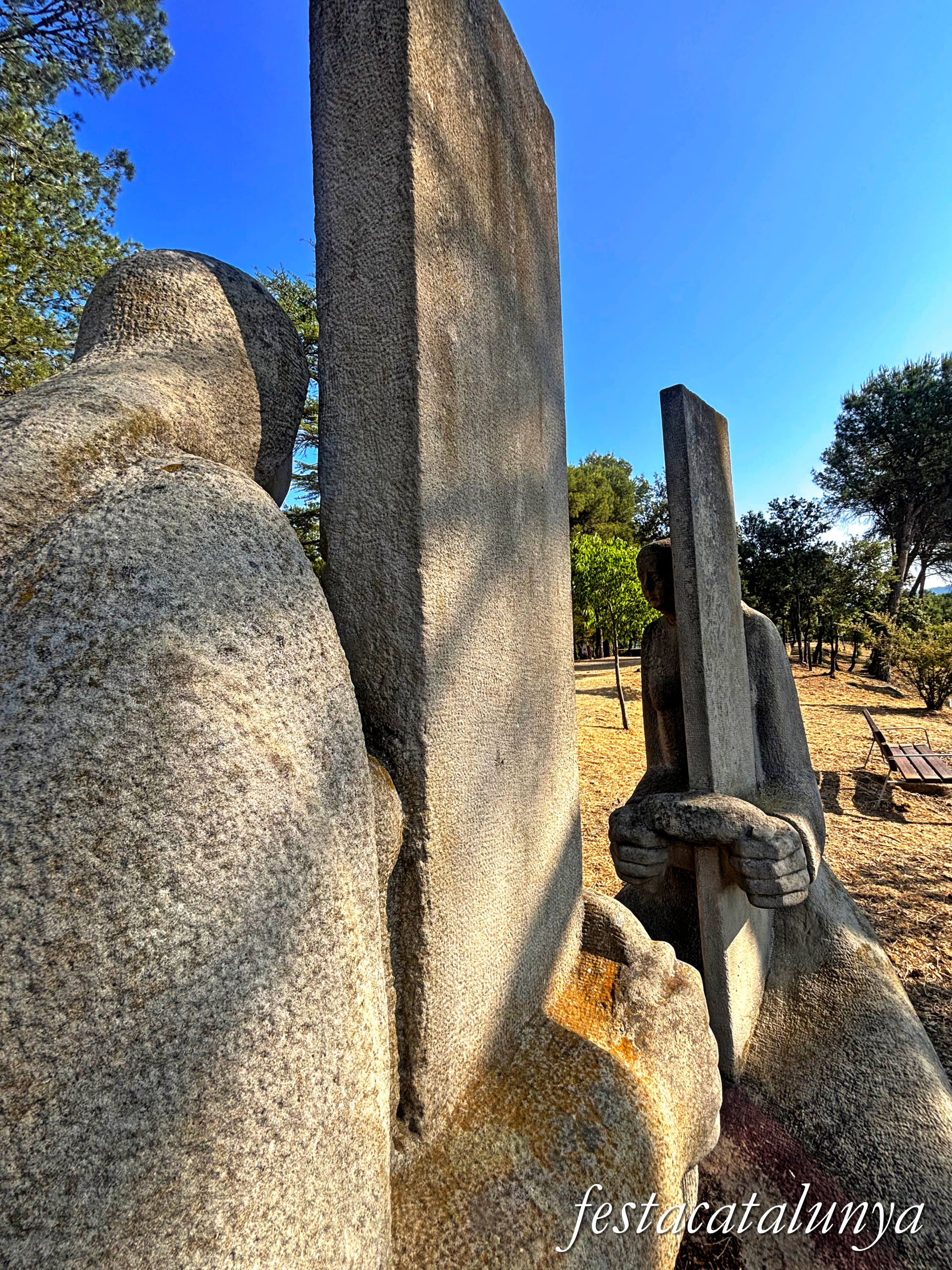 Monistrol de Calders - Escultura Toscadeiro de Josep Sobrado Balboa