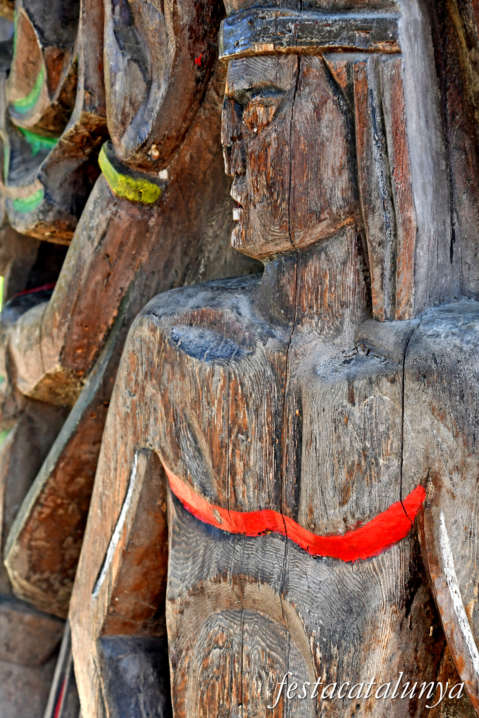 Monistrol de Calders - Escultura Tronc, art africà de Charles Henry Collet Colomb 