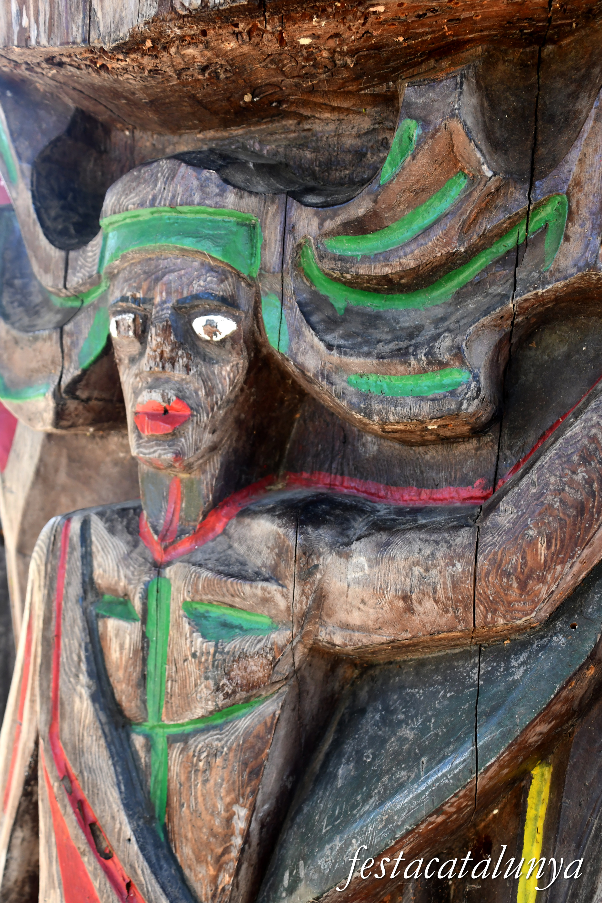 Monistrol de Calders - Escultura Tronc, art africà de Charles Henry Collet Colomb