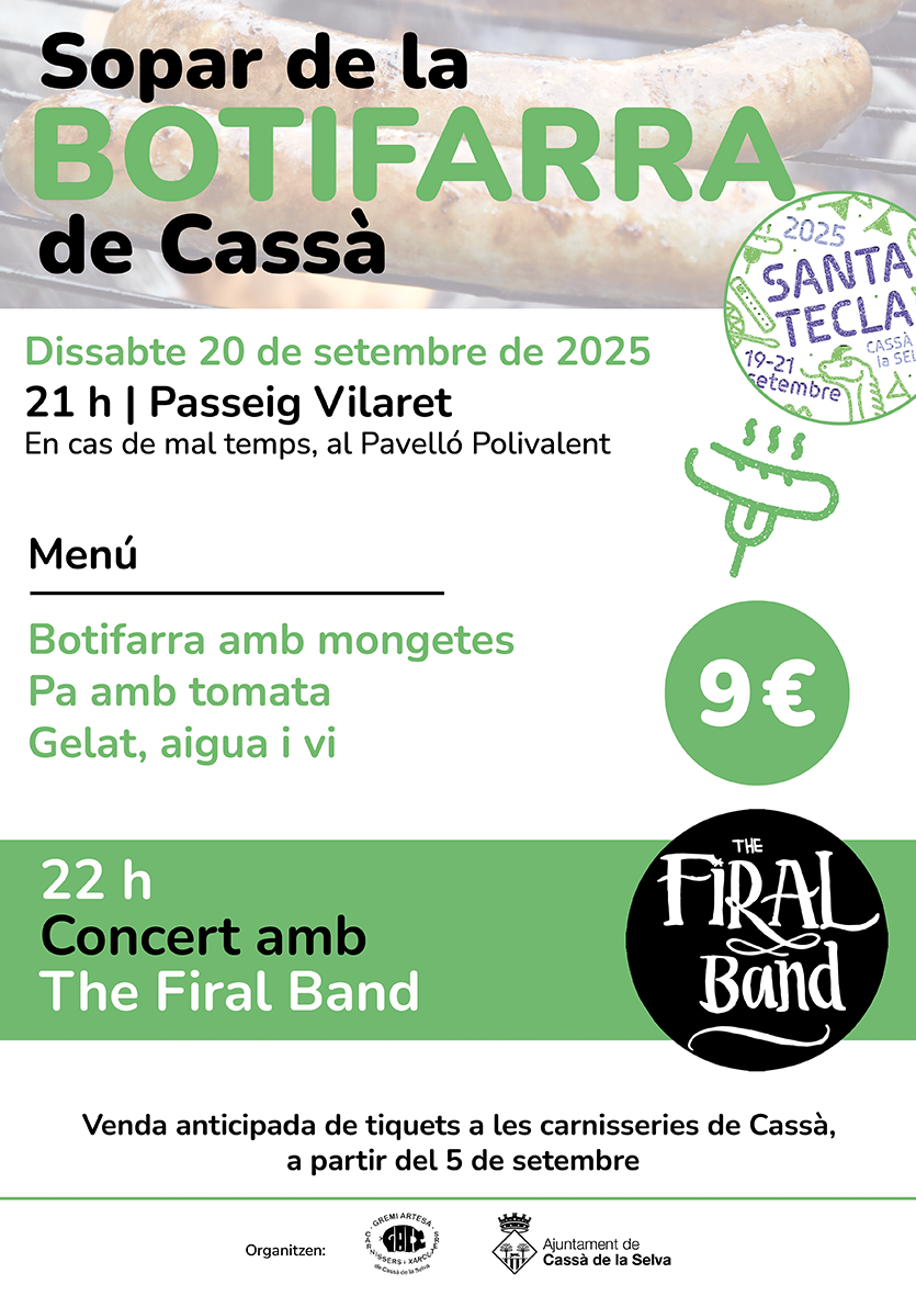 Cassà de la Selva - Sopar de la Botifarra 