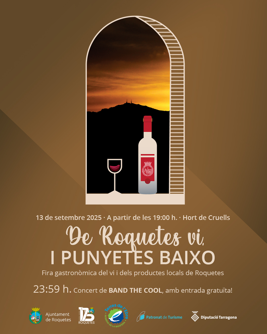 Roquetes - Fira gastronòmica del vi i dels productes locals ‘De Roquetes Vi, i Punyetes Baixo’ 