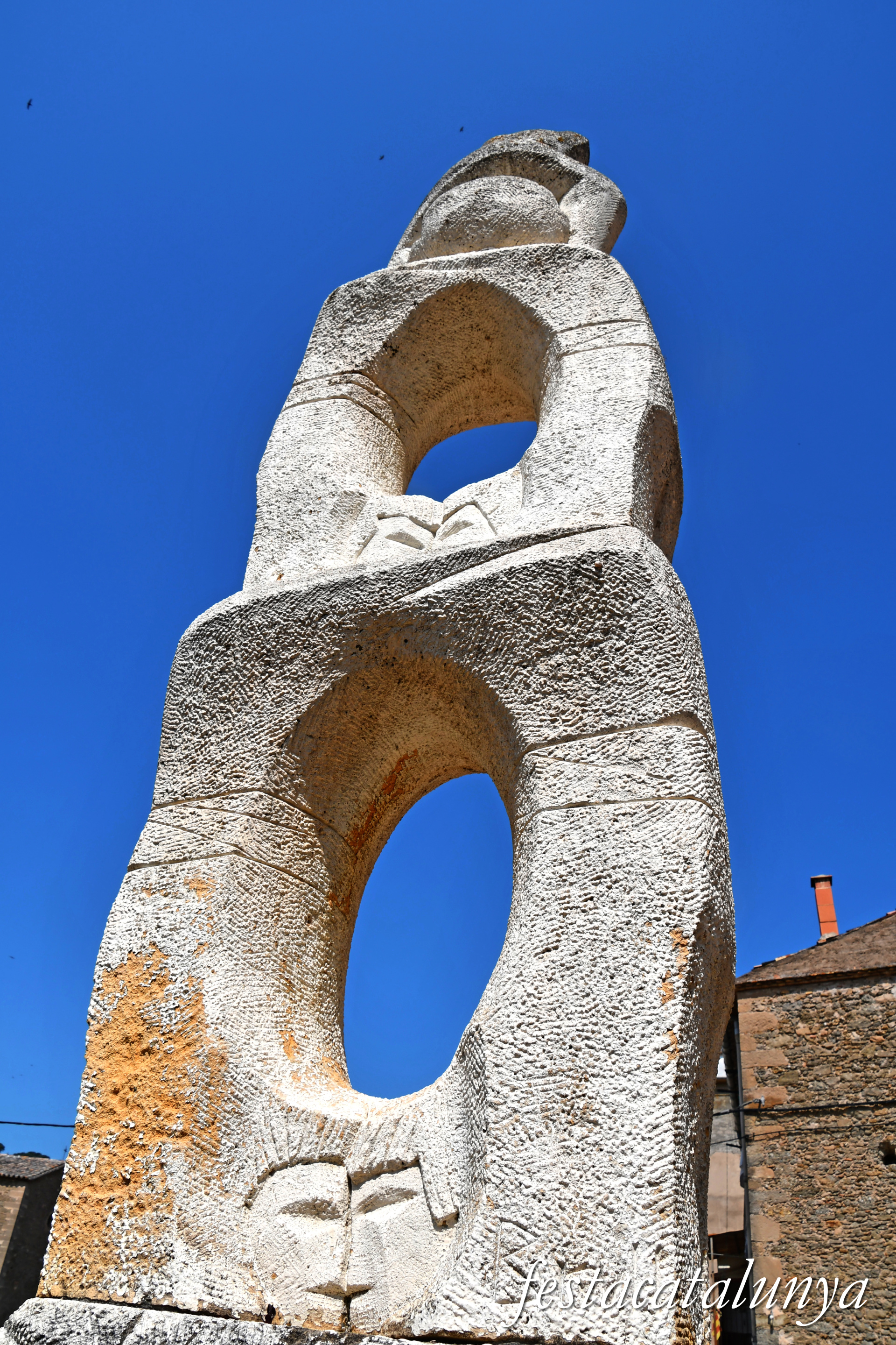 Monistrol de Calders - Escultura Xiquets de Valls de Josep Maria Brull i Pagès 
