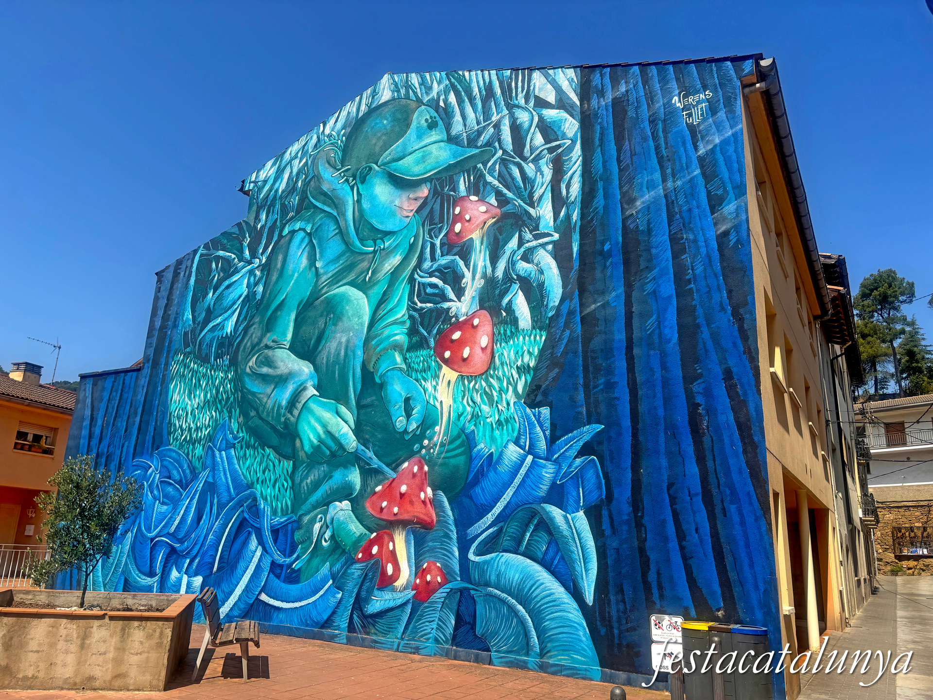 Monistrol de Calders - Art urbà - Mural de Werens i Fullet