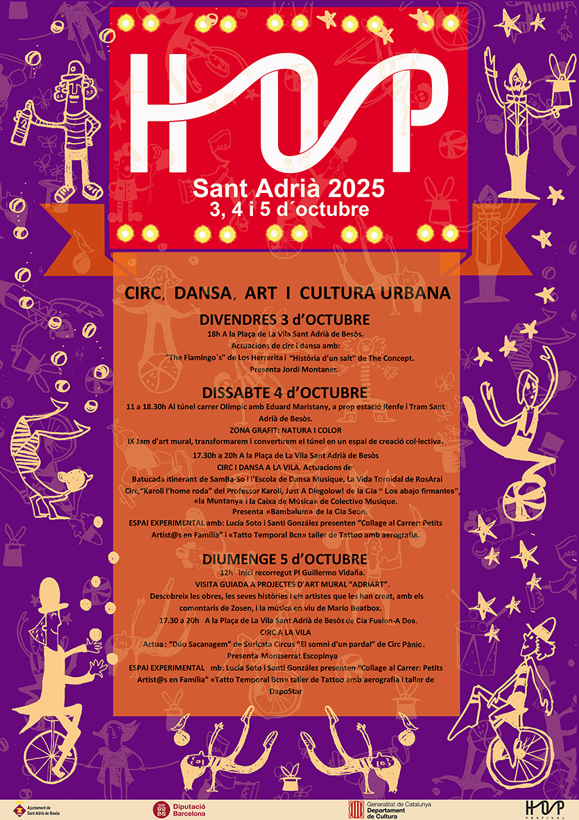 Sant Adrià de Besòs - HOP Sant Adrià, Festival de circ, dansa i cultura urbana 