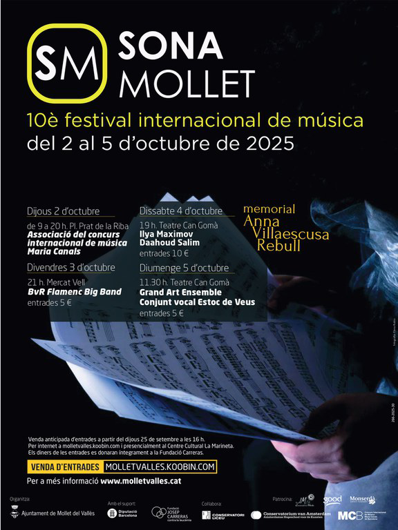 Mollet del Vallès - Sona Mollet, Festival Internacional de Música 
