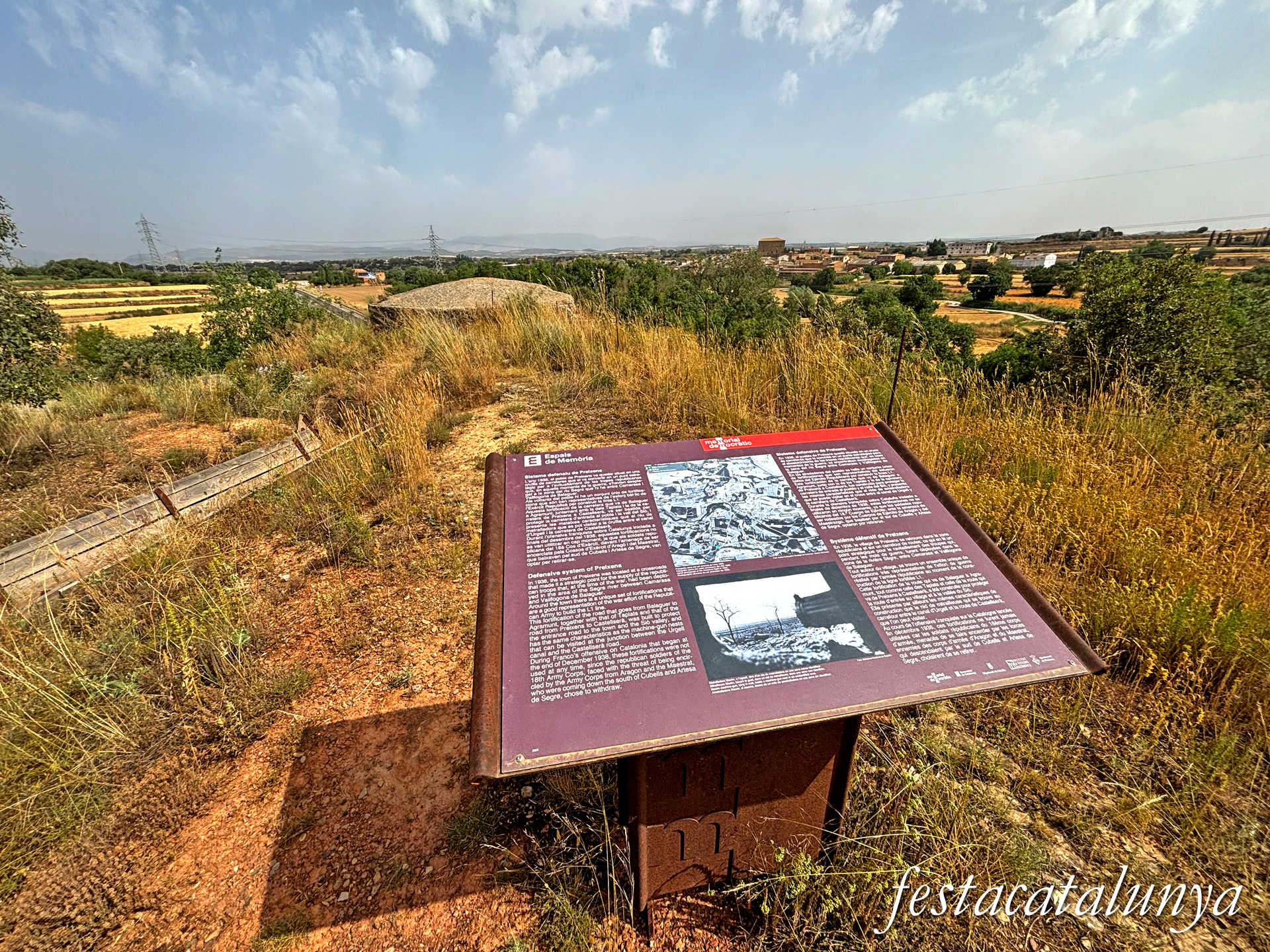 Preixens - Búnquer de la guerra civil prop de la carretera d'Agramunt 
