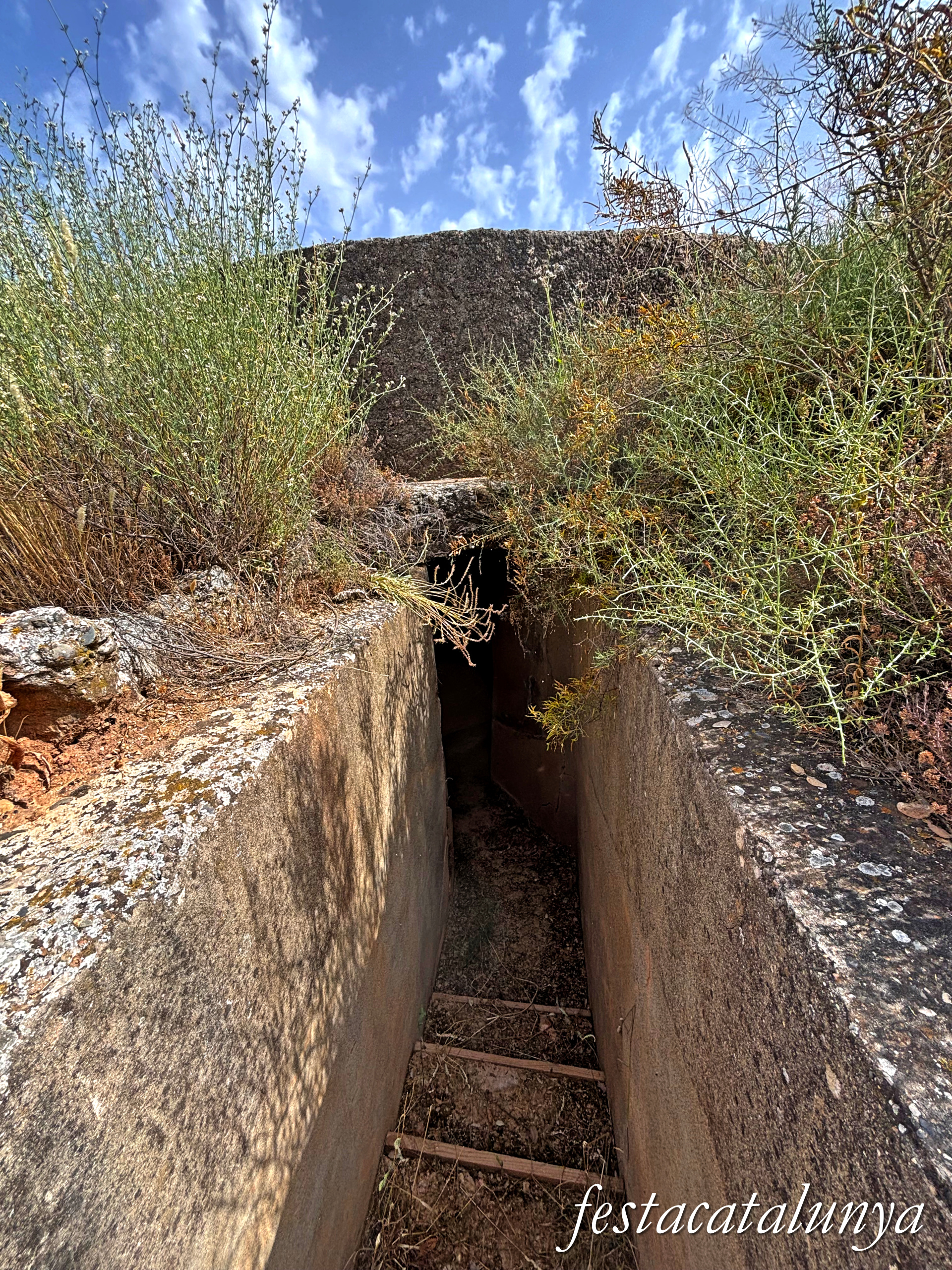 Preixens - Búnquer de la guerra civil prop de la carretera d'Agramunt 