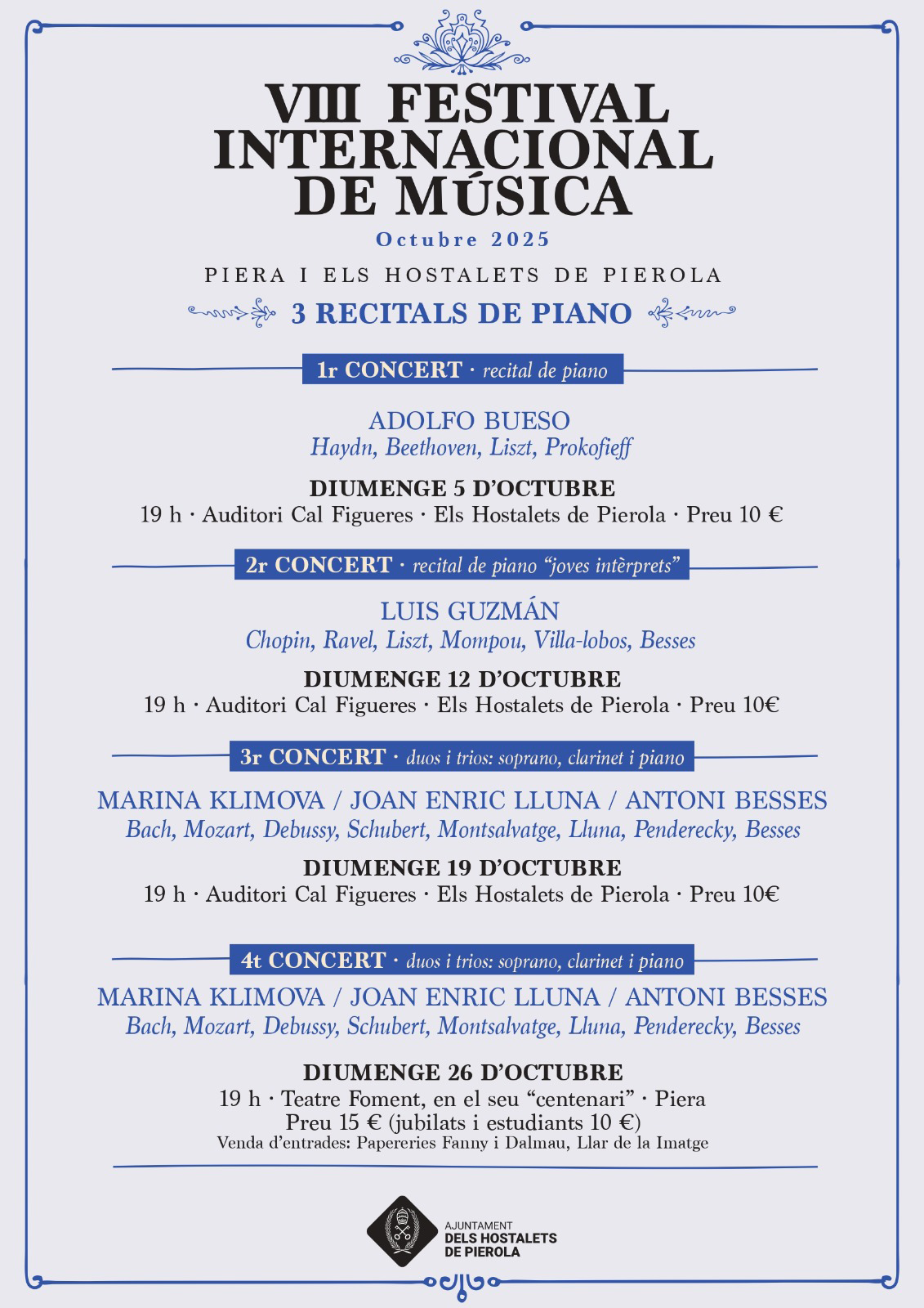 Els Hostalets de Pierola - Festival Internacional de Música