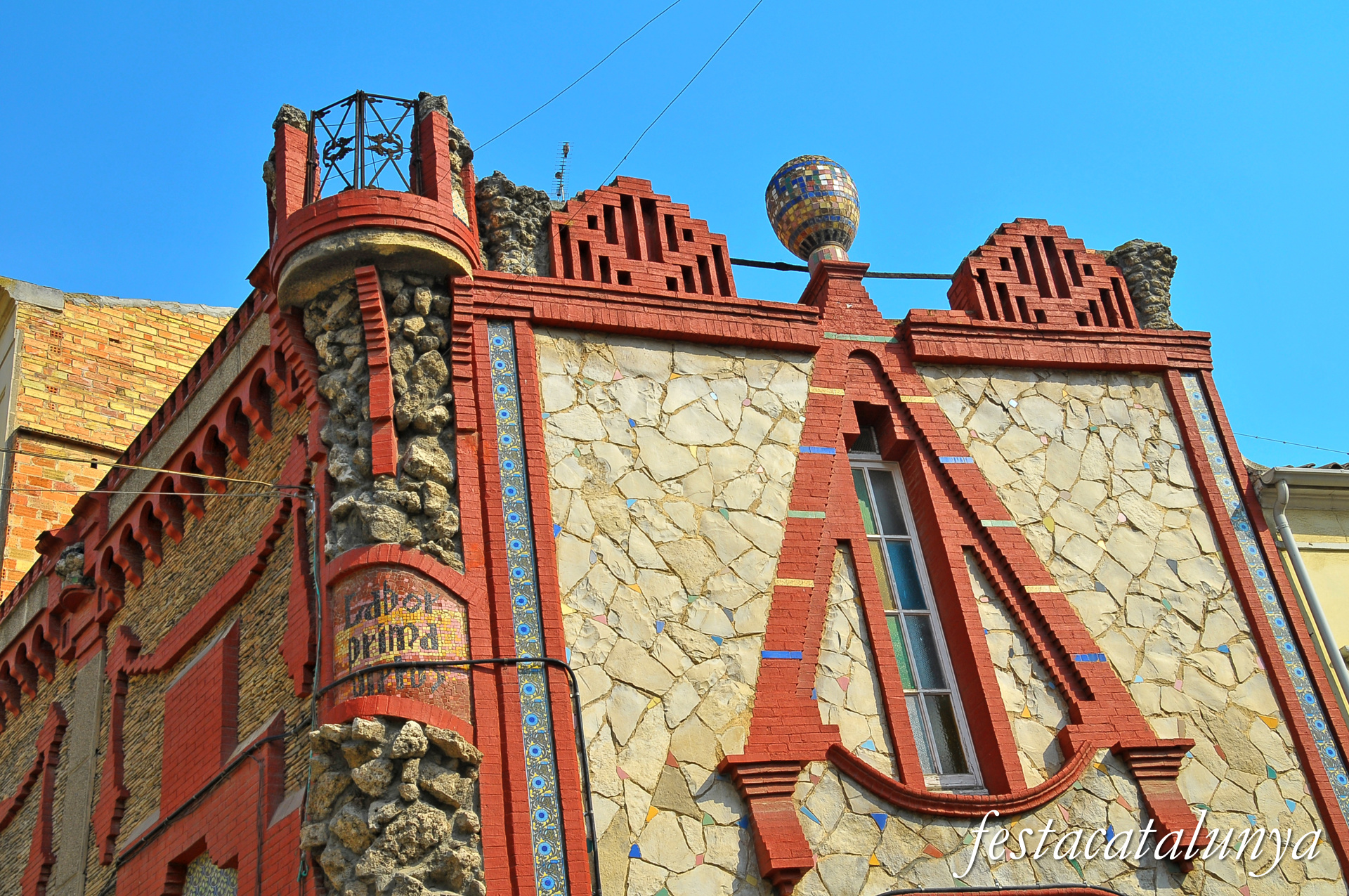 Tàrrega - Cases modernistes del carrer Santa Anna - Casa Sobies 