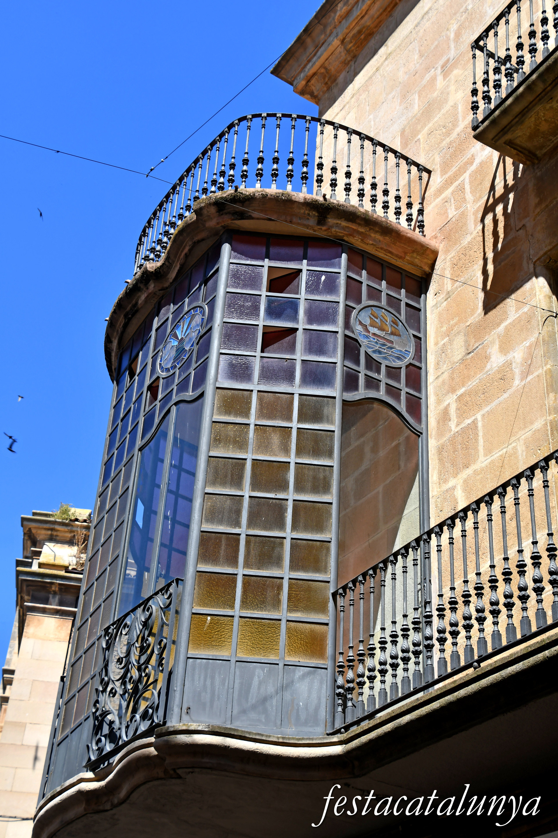 Tàrrega - Plaça Major - Cal Casals o Cambra de Comerç