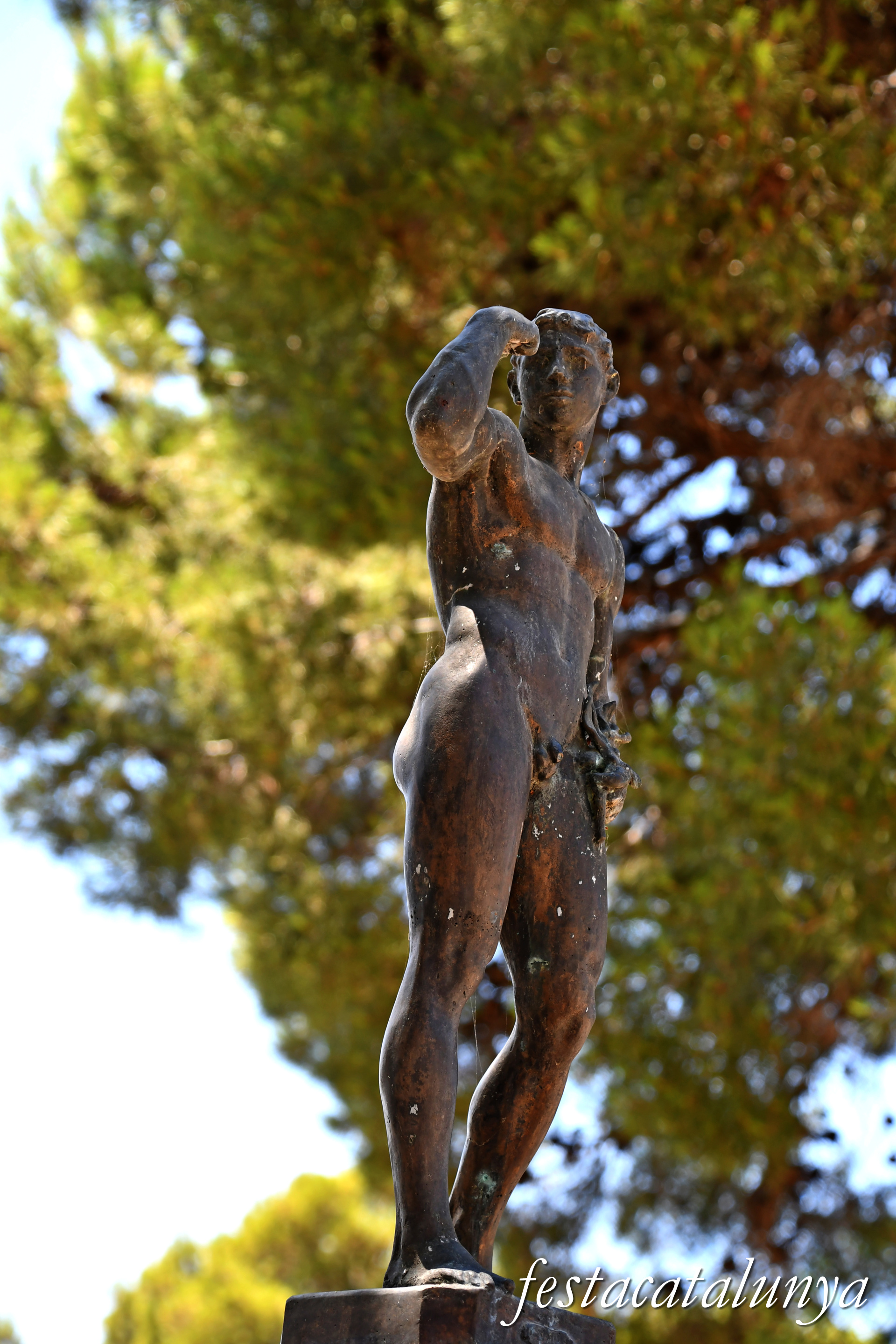 Tàrrega - Parc de Sant Eloi - Escultura Atleta