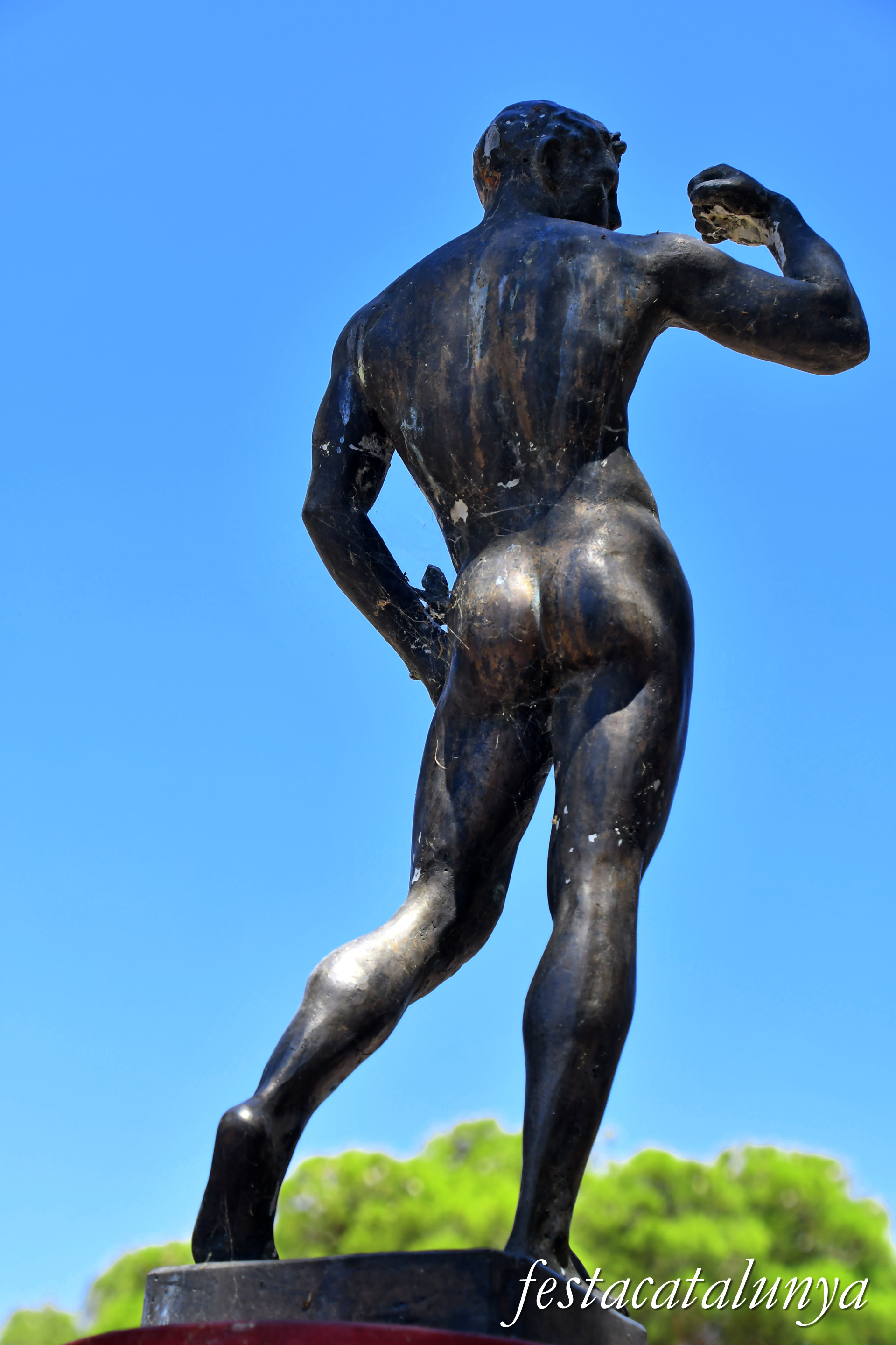 Tàrrega - Parc de Sant Eloi - Escultura Atleta 