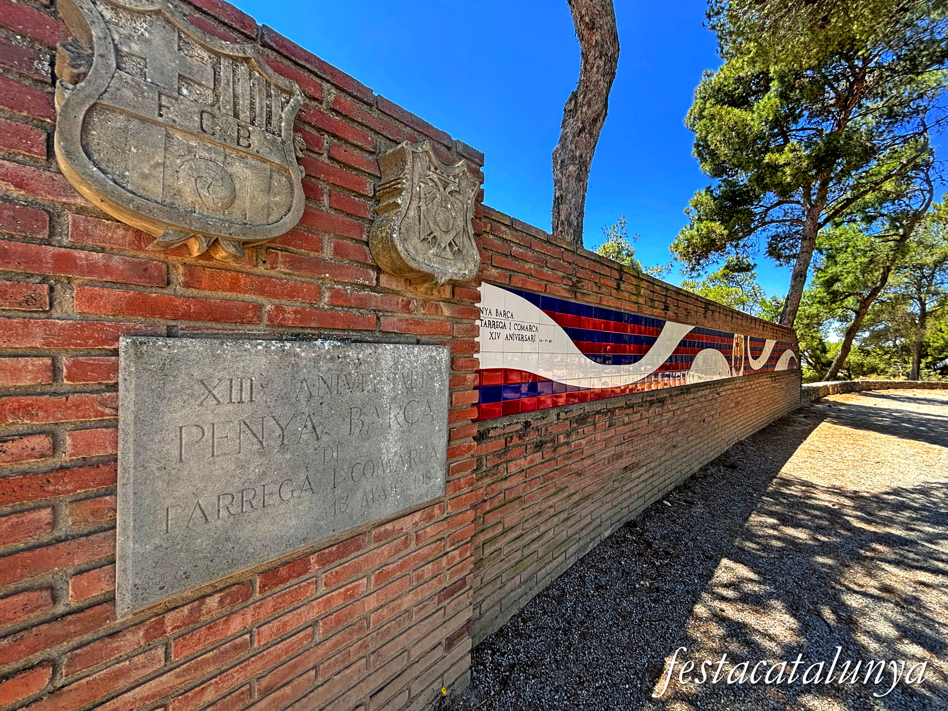 Tàrrega - Parc de Sant Eloi - Monument Penya Barcelonista 