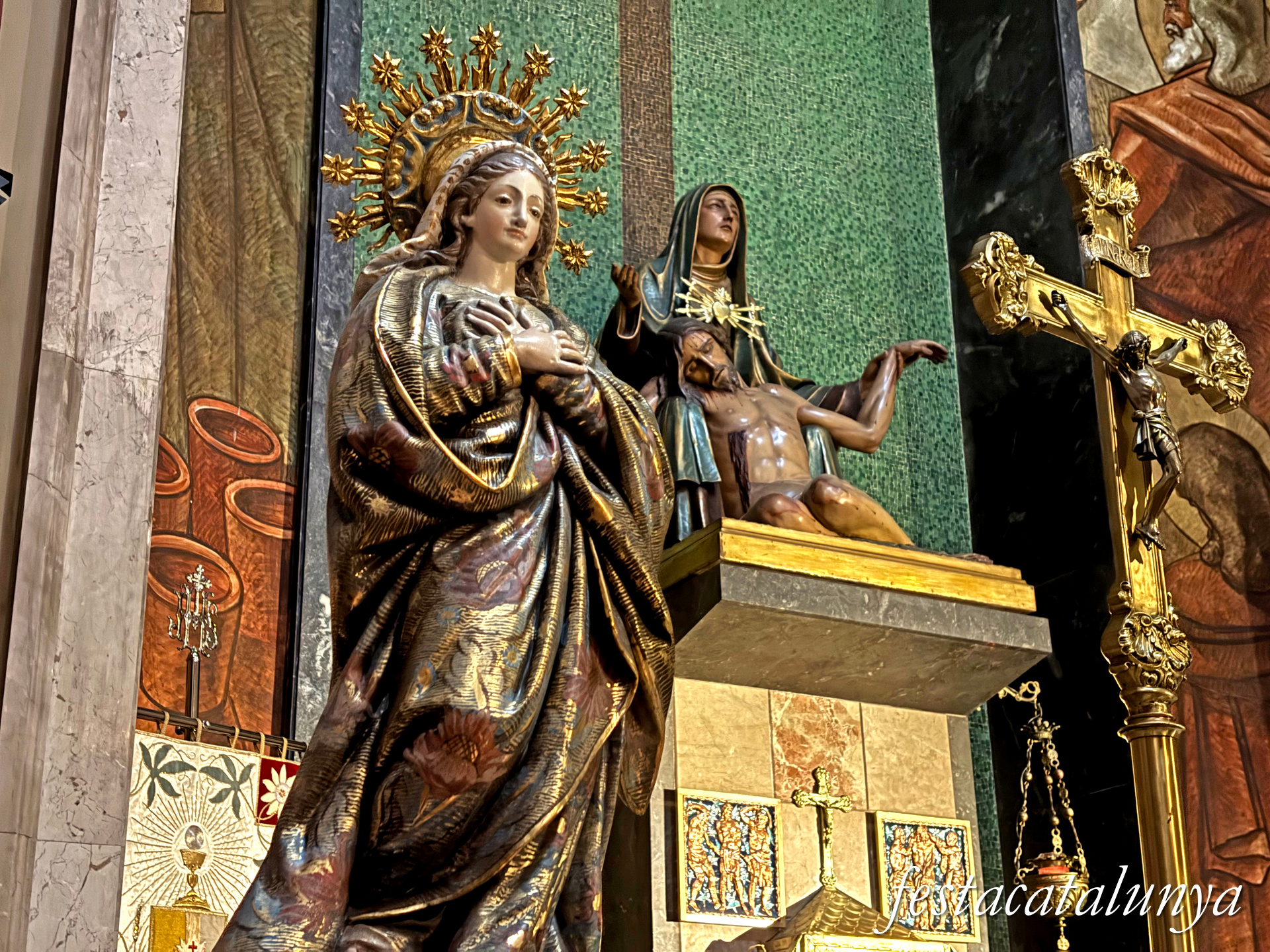 Tàrrega - Església parroquial de Santa Maria de l'Alba - Mare de Déu 