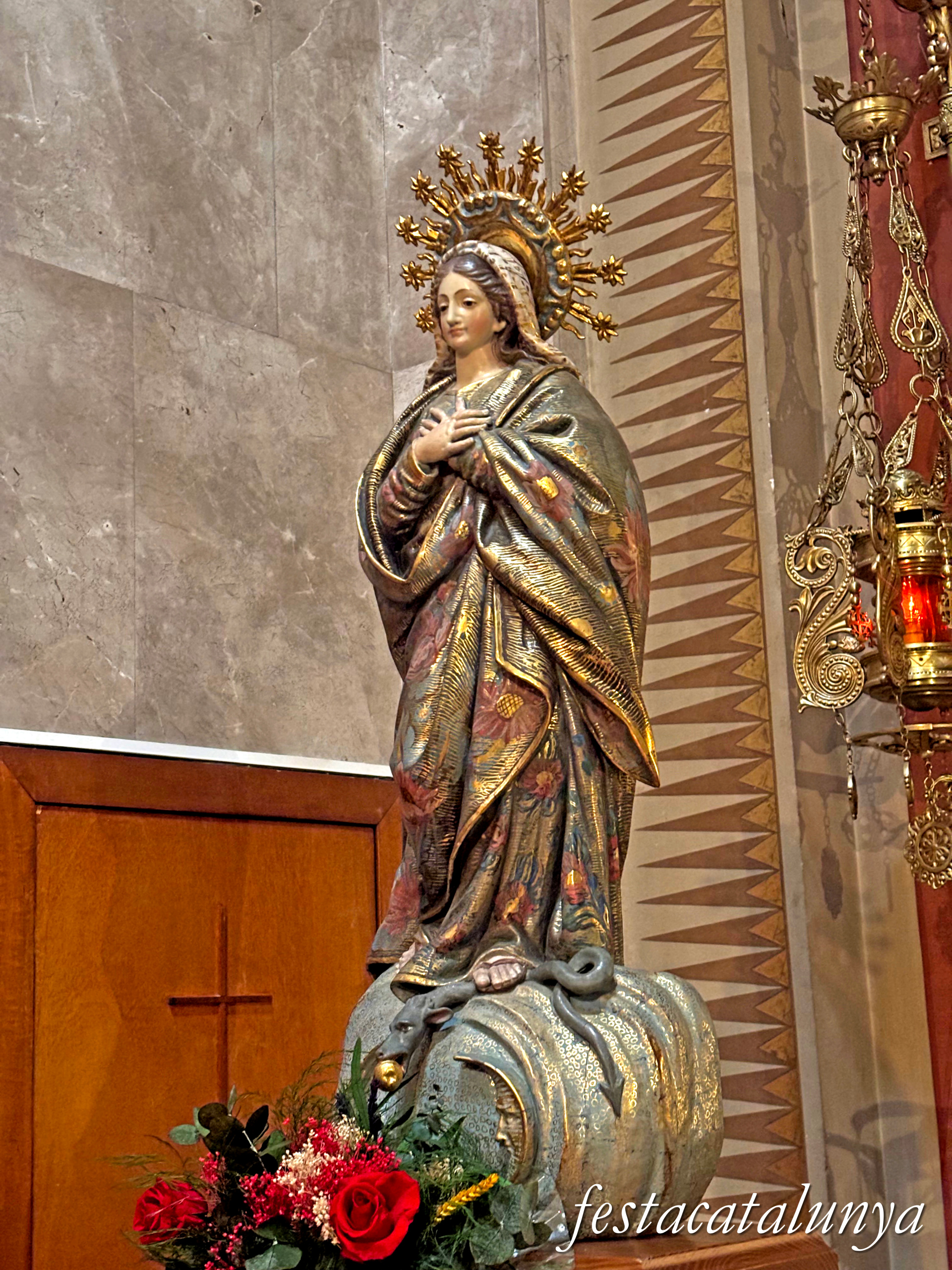 Tàrrega - Església parroquial de Santa Maria de l'Alba - Mare de Déu