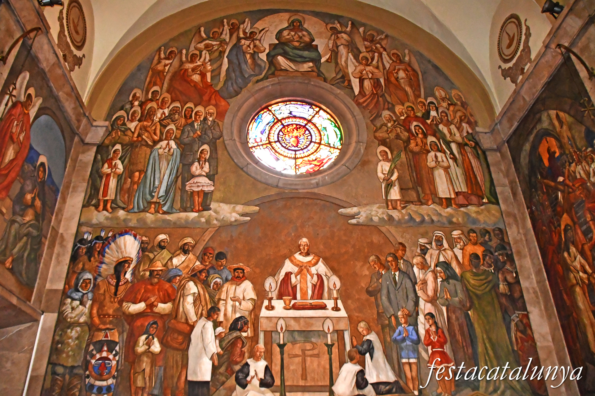 Tàrrega - Església parroquial de Santa Maria de l'Alba - L'Eucaristia 