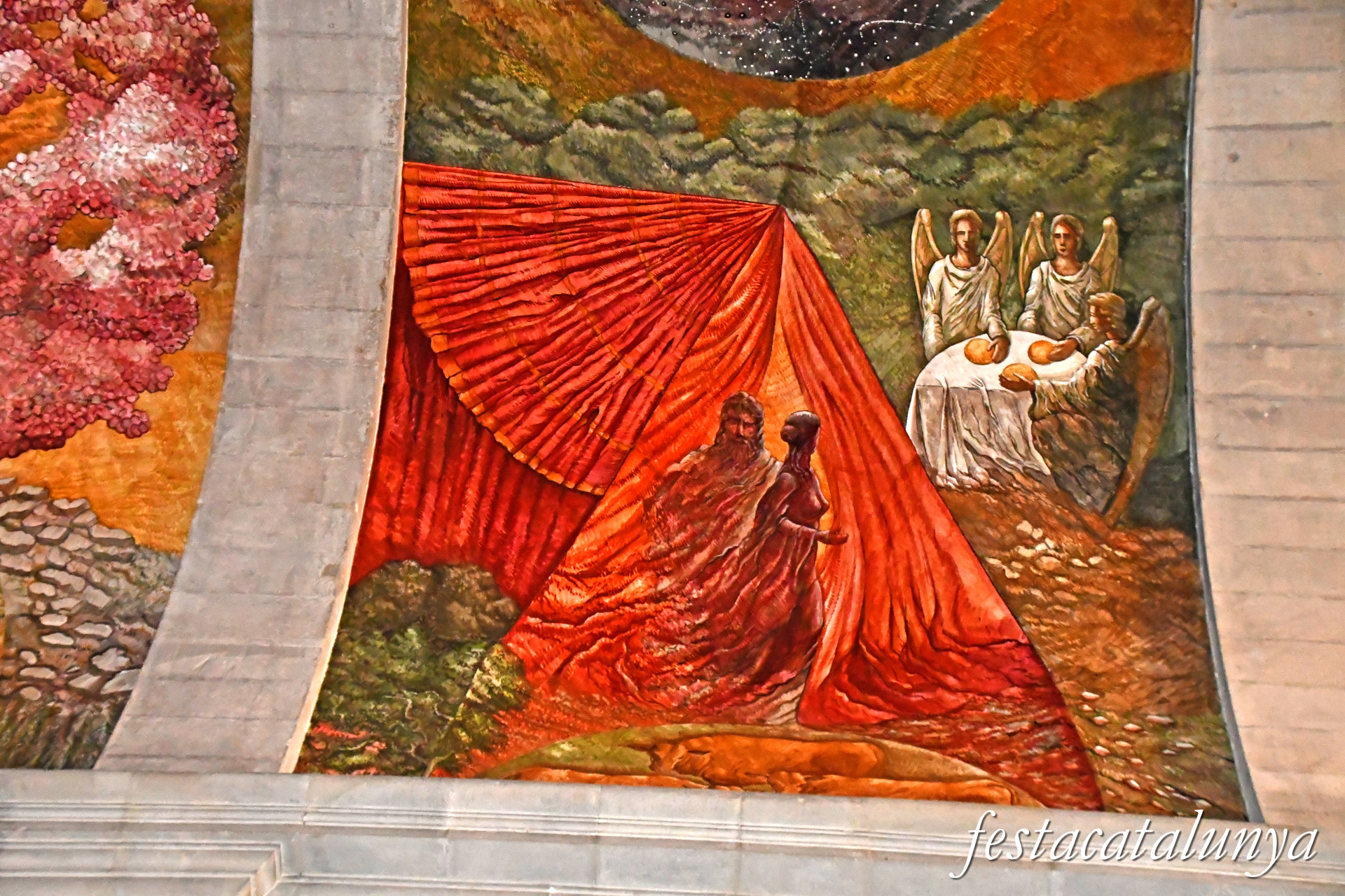 Tàrrega - Església parroquial de Santa Maria de l'Alba - Pintures de la nau central i del presbiteri - Els Patriarques