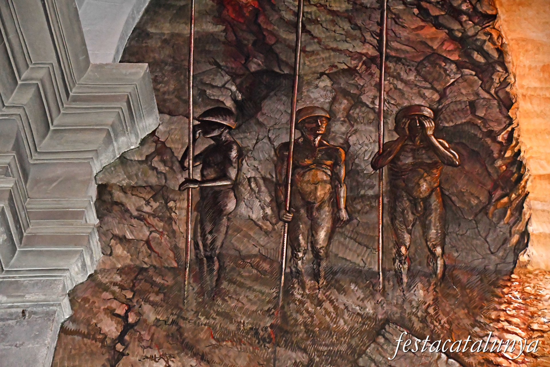 Tàrrega - Església parroquial de Santa Maria de l'Alba - Pintures de la nau central i del presbiteri - Resurrectio 