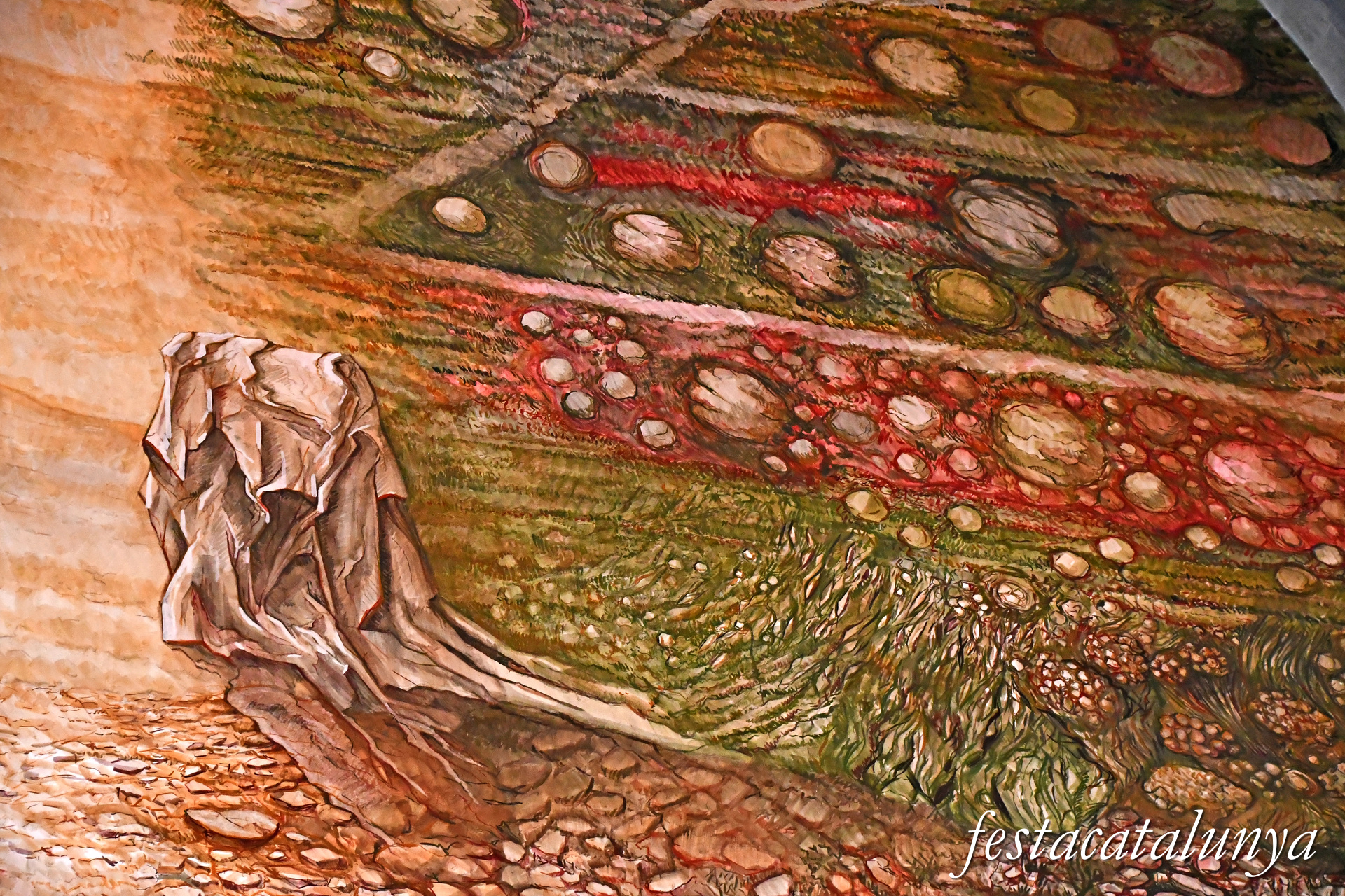 Tàrrega - Església parroquial de Santa Maria de l'Alba - Pintures de la nau central i del presbiteri - Resurrectio 
