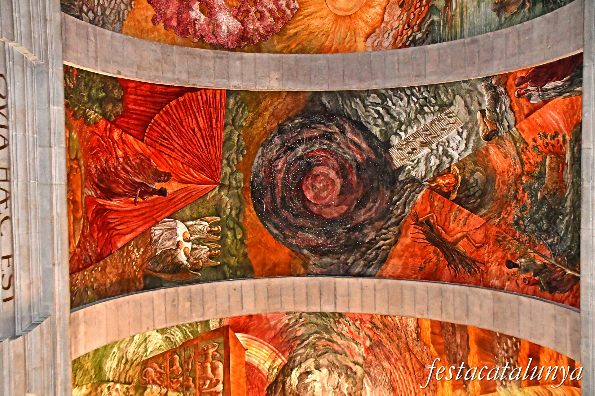 Tàrrega - Església parroquial de Santa Maria de l'Alba - Pintures de la nau central i presbiteri - Els Patriarques