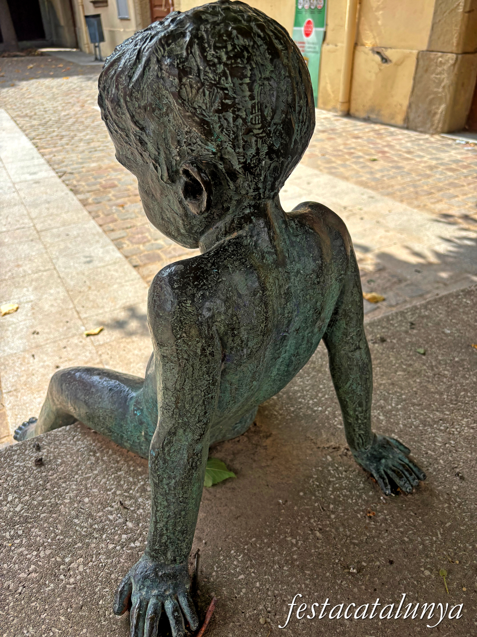 Sant Fruitós de Bages - Escultures urbanes - El banyista 