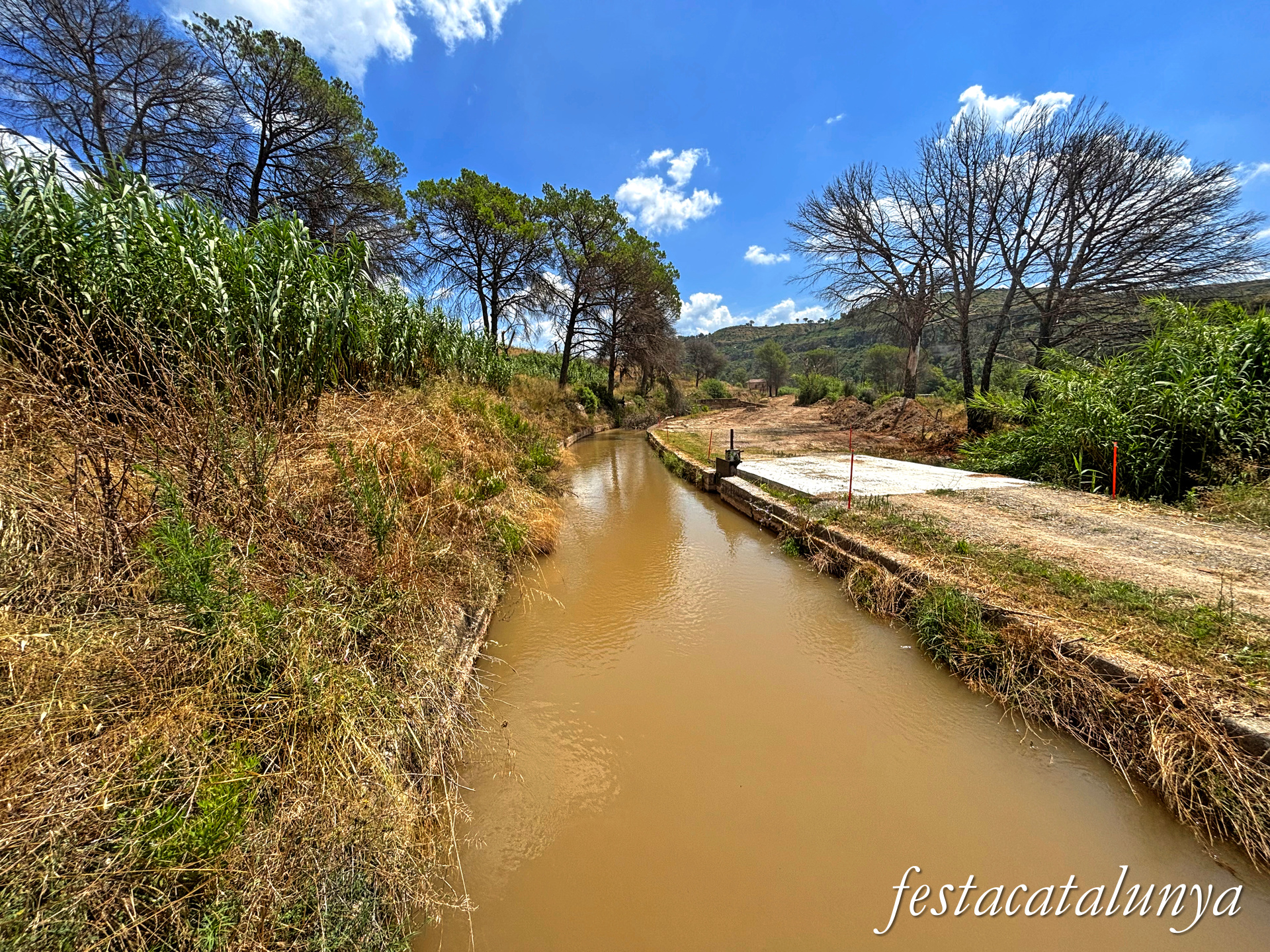 Sant Fruitós de Bages - Mirador de la Resclosa de la Mina al riu Llobregat 
