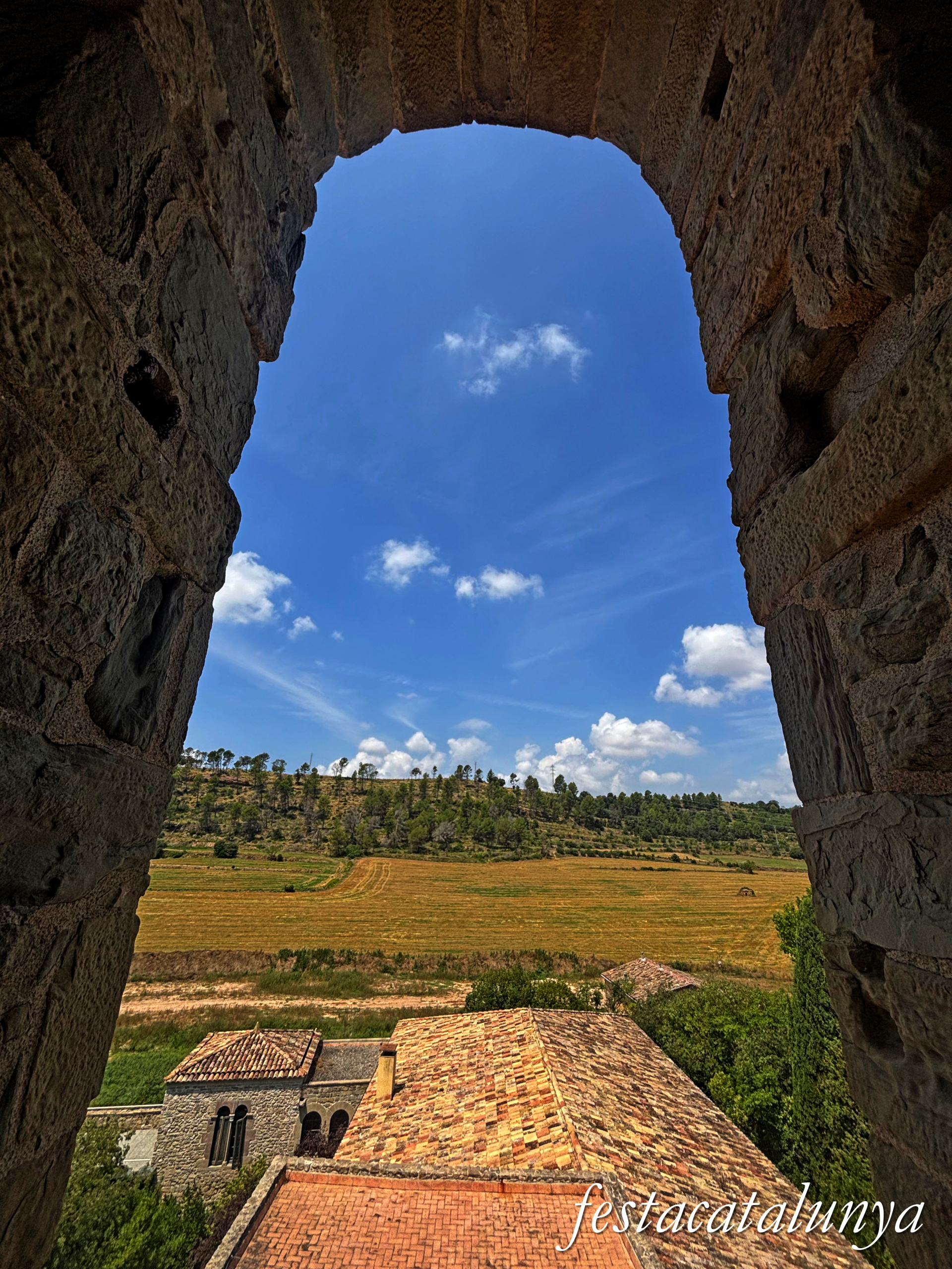 Sant Fruitós de Bages - Campanar del monestir de Sant Benet de Bages 