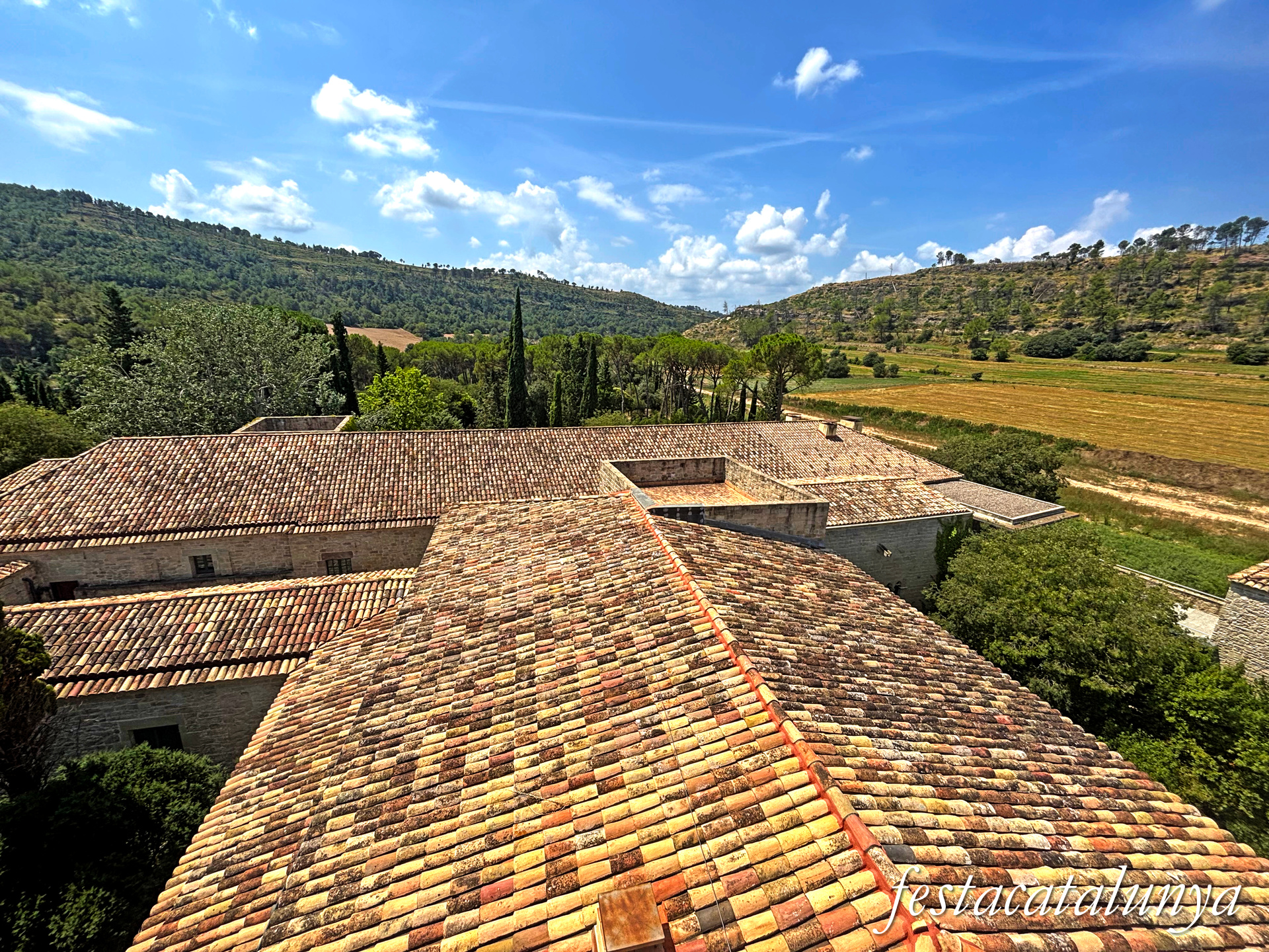 Sant Fruitós de Bages - Campanar del monestir de Sant Benet de Bages 
