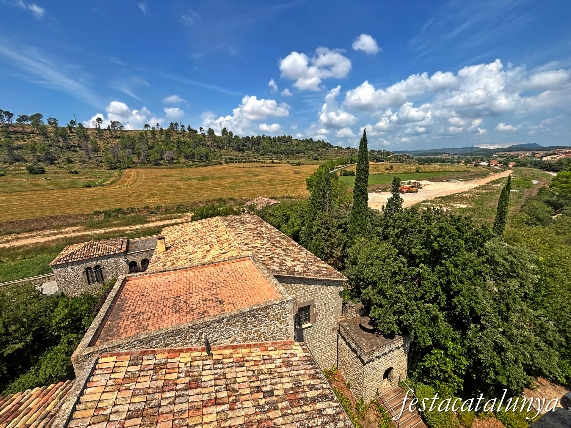 Sant Fruitós de Bages - Campanar del monestir de Sant Benet de Bages 
