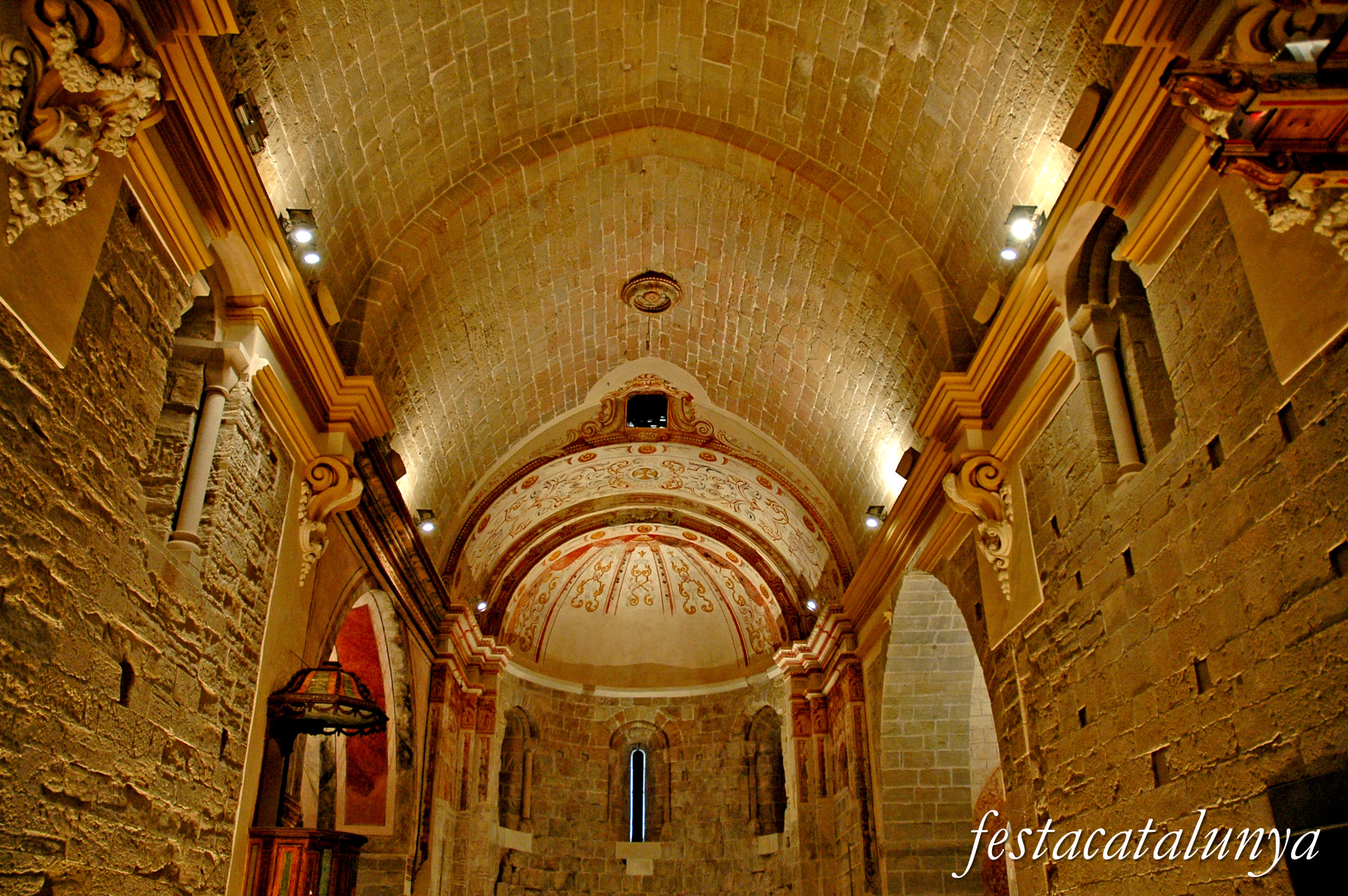 Sant Fruitós de Bages - Església del monestir de Sant Benet de Bages - Interior 