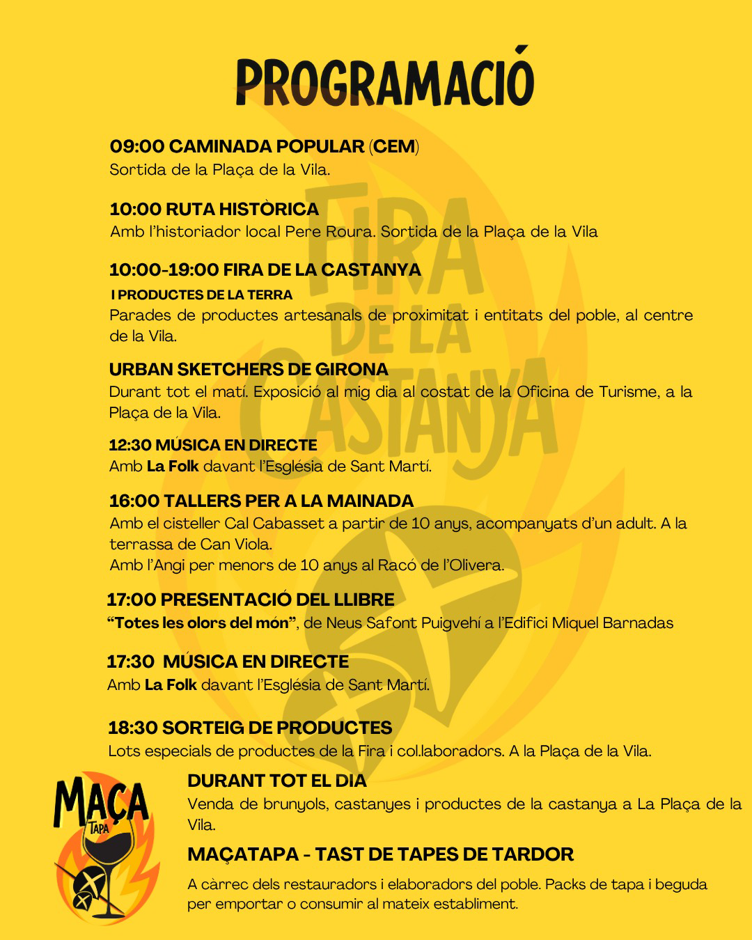 Maçanet de Cabrenys - Fira de la Castanya i productes de la terra 