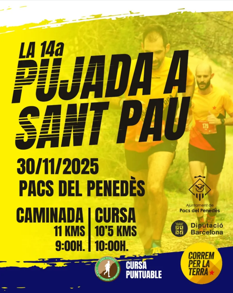 Pujada a Sant Pau a Pacs del Penedès