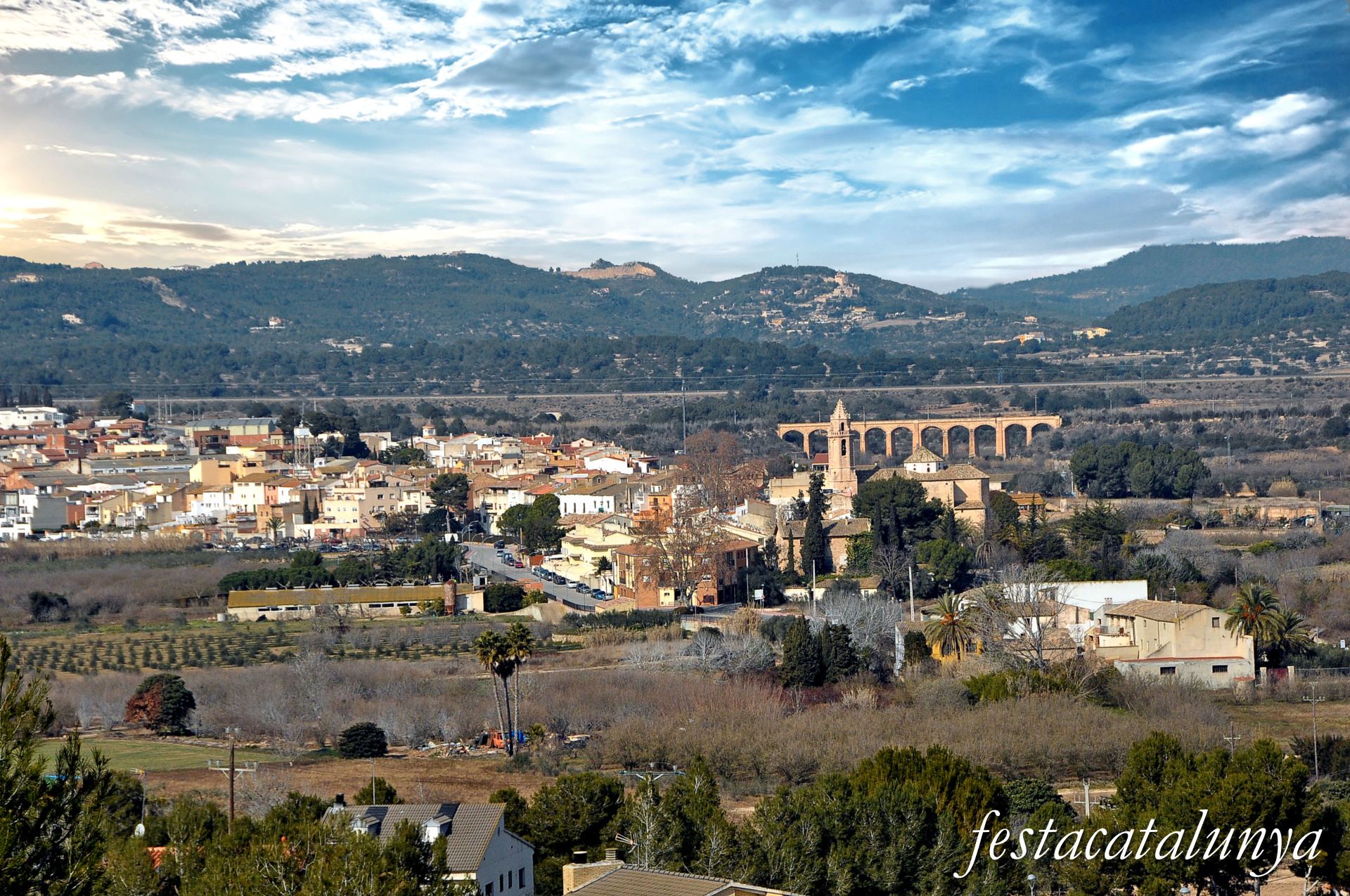 La Riera de Gaià - Castell de Montoliu - Vista panoràmica