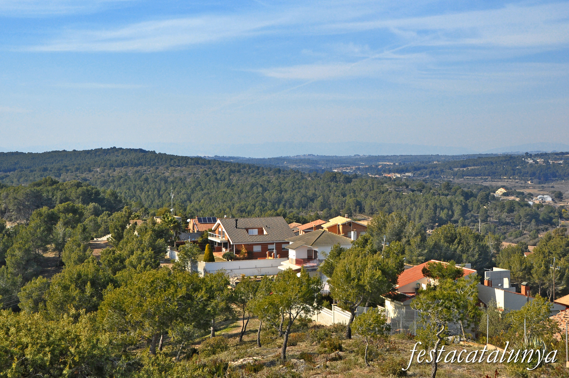 La Riera de Gaià - Castell de Montoliu - Vista panoràmica