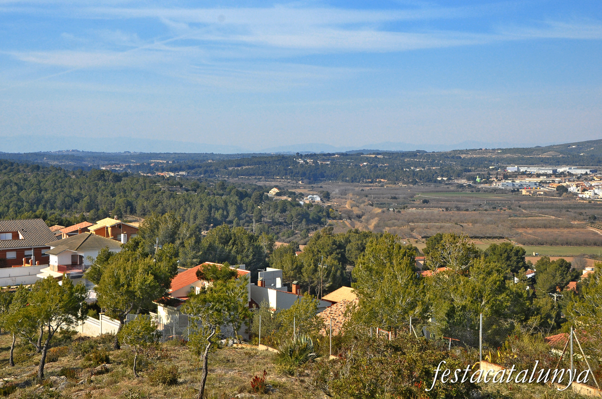 La Riera de Gaià - Castell de Montoliu - Vista panoràmica