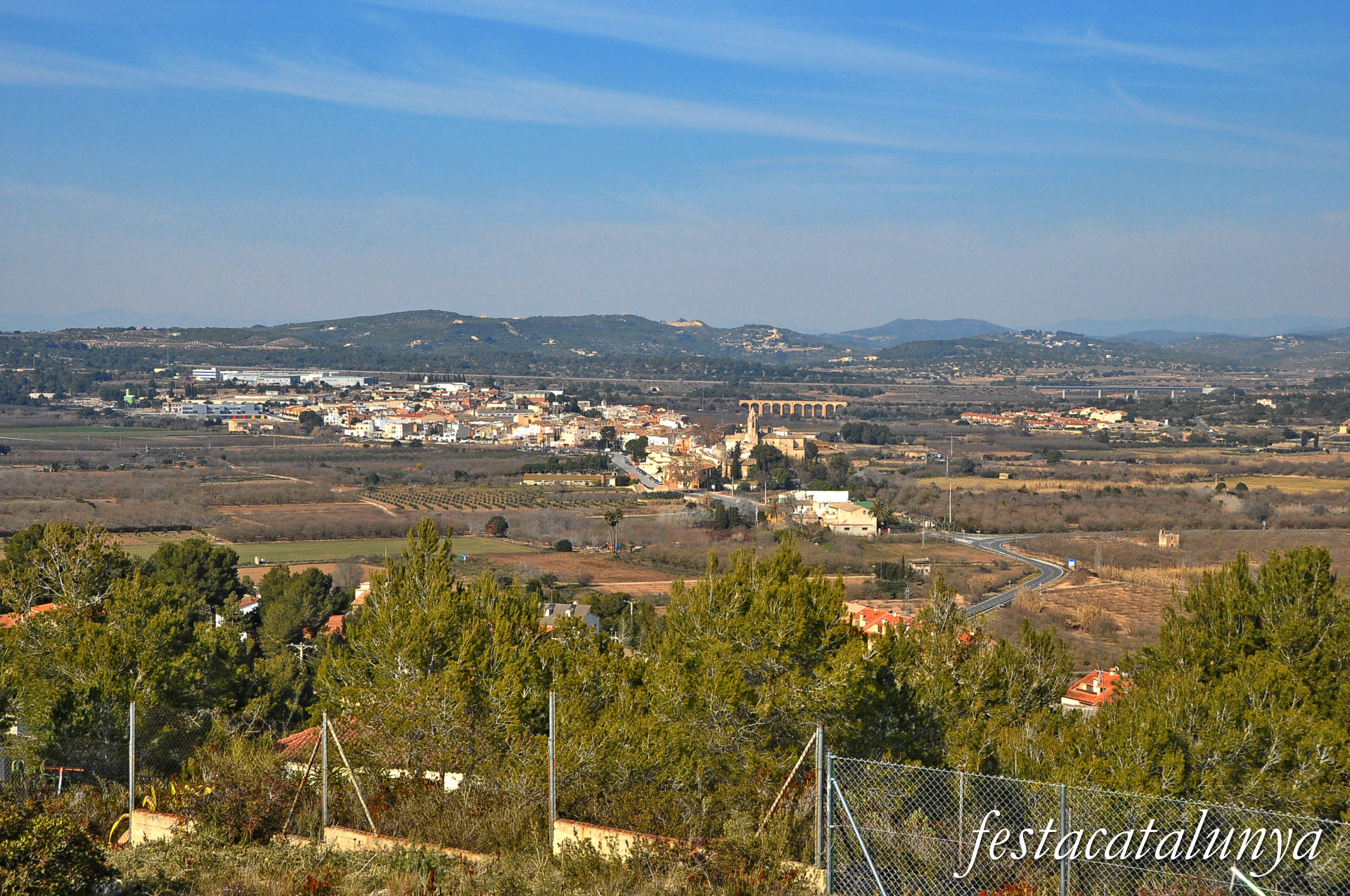 La Riera de Gaià - Castell de Montoliu - Vista panoràmica