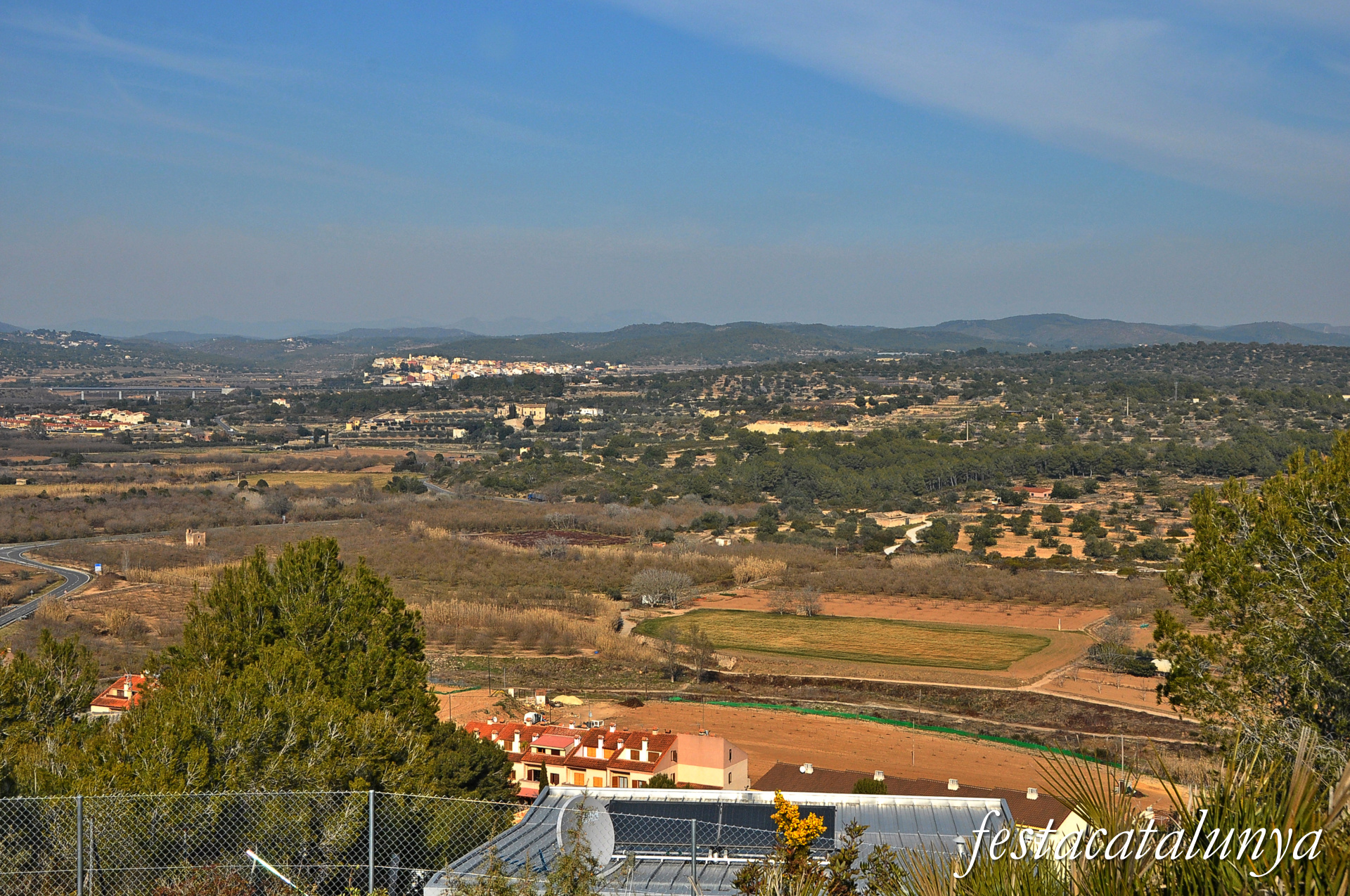 La Riera de Gaià - Castell de Montoliu - Vista panoràmica