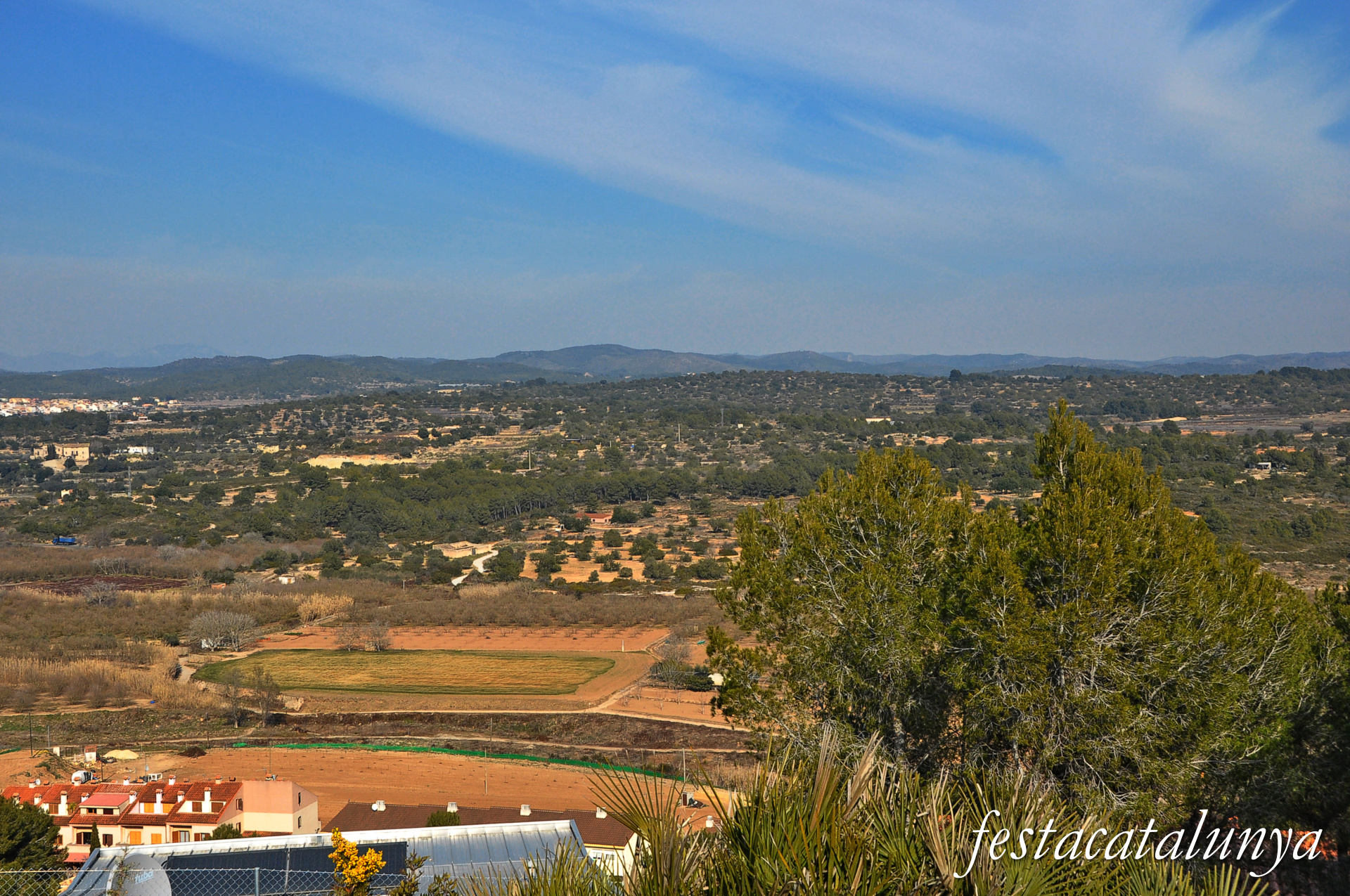 La Riera de Gaià - Castell de Montoliu - Vista panoràmica