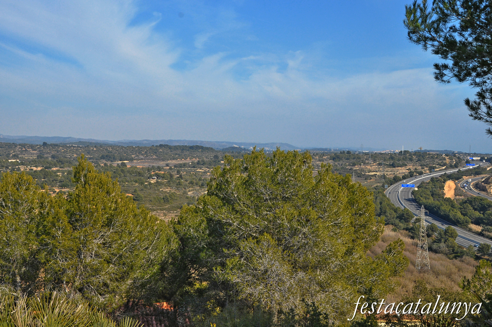 La Riera de Gaià - Castell de Montoliu - Vista panoràmica