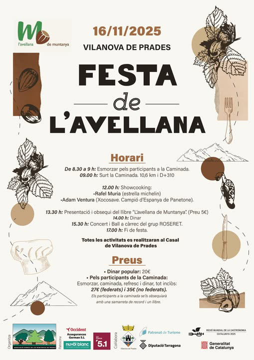 Vilanova de Prades - Festa de l'Avellana 