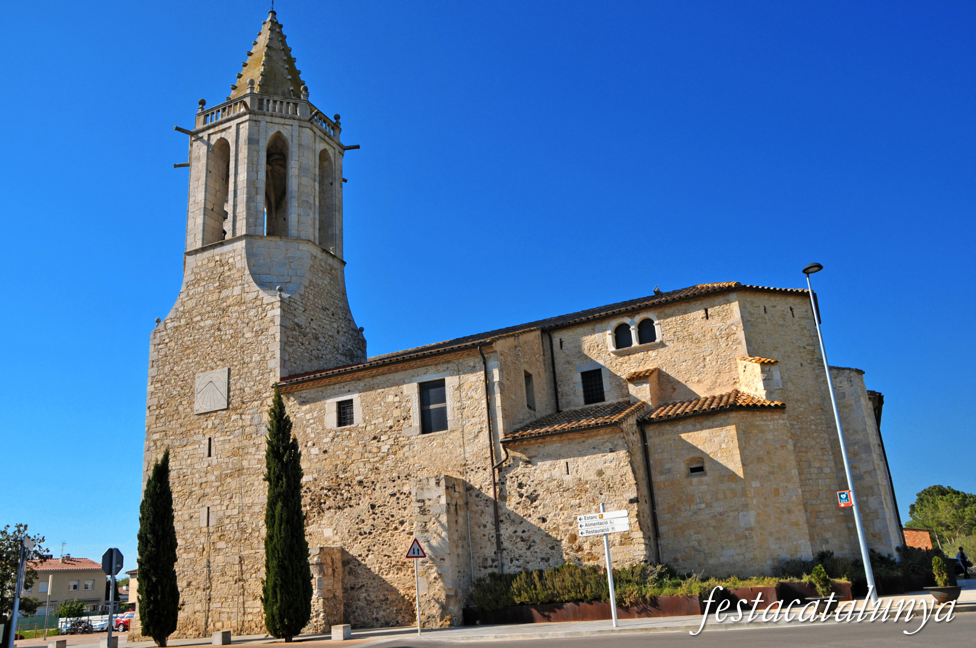 Fornells de la Selva - Església parroquial de Sant Cugat