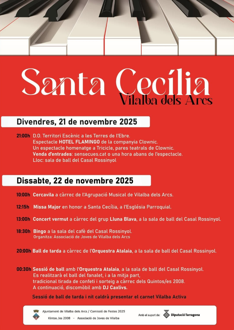 Vilalba dels Arcs - Festa de Santa Cecília 