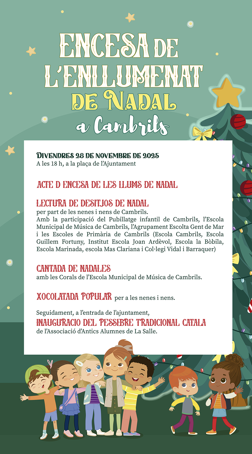 Cambrils - Encesa dels Llums de Nadal 