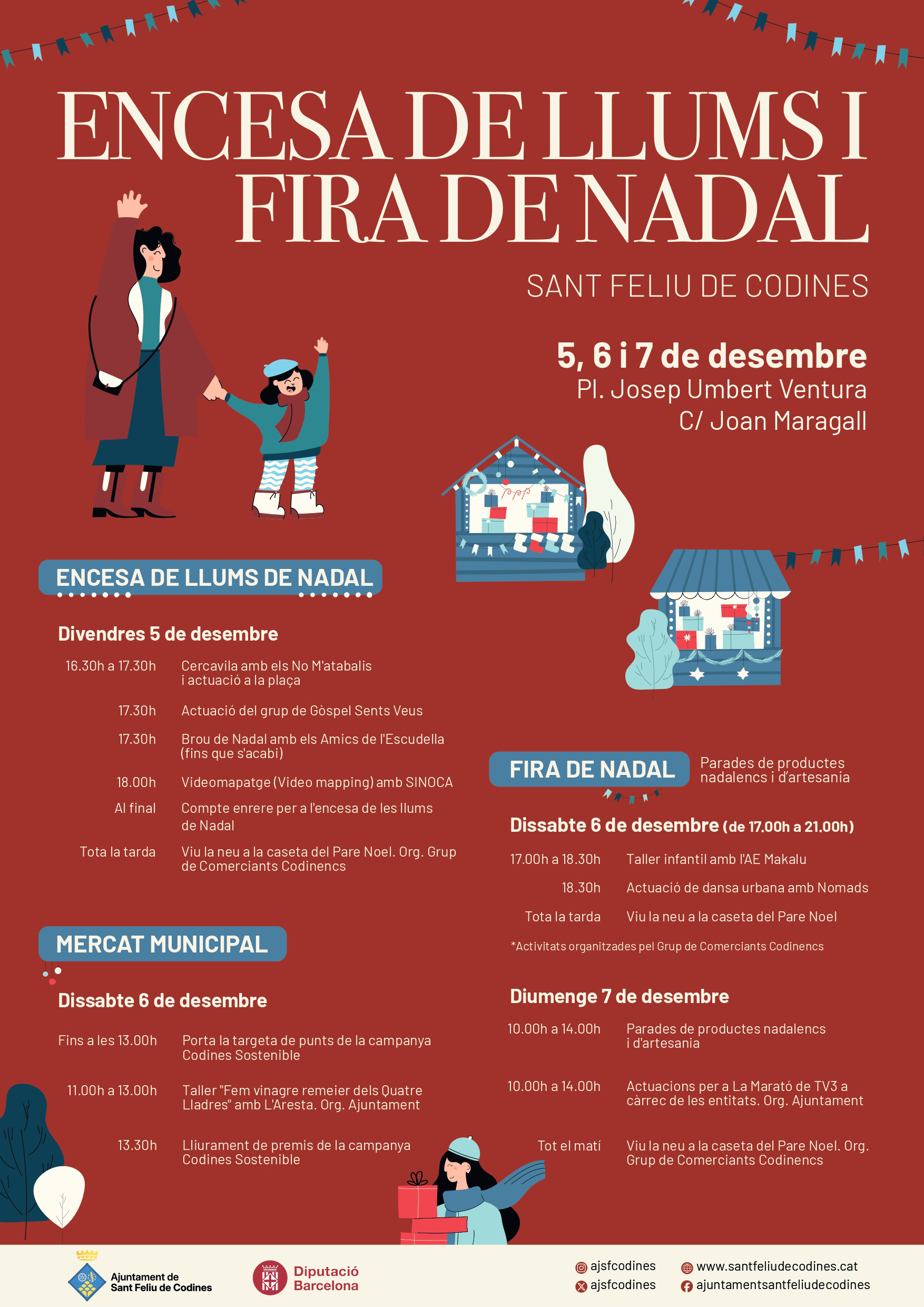Sant Feliu de Codines - Encesa de Llums i Fira de Nadal 
