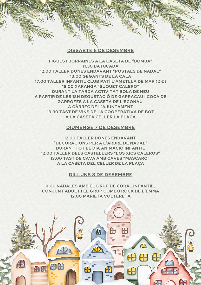 L'Ametlla de Mar - Mercat de Nadal i Mostra d'animals de granja 
