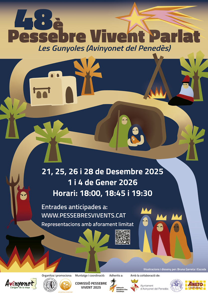 Avinyonet del Penedès - Pessebre vivent parlat de les Gunyoles